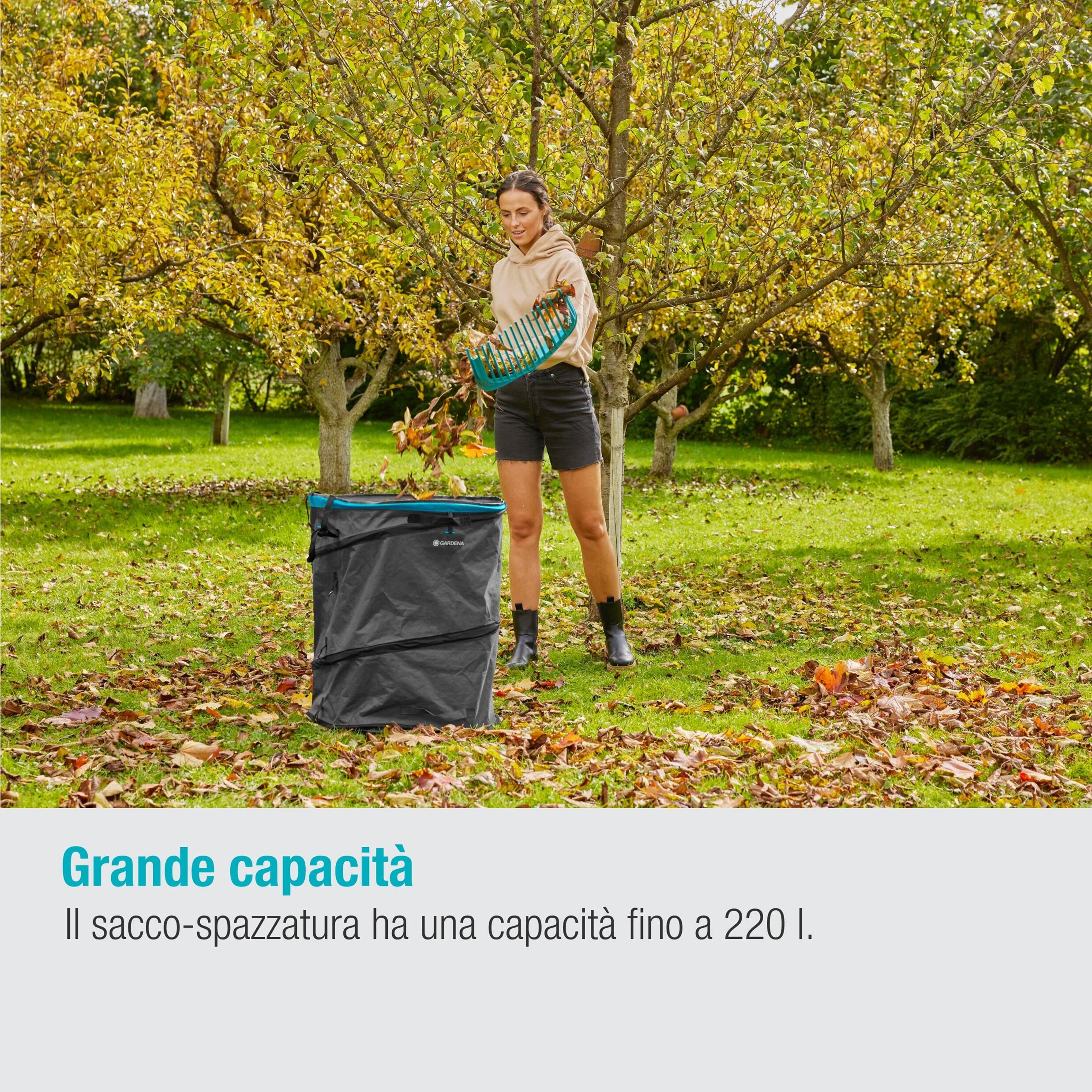 Sacco di raccolta in poliestere GARDENA 220 l - 5