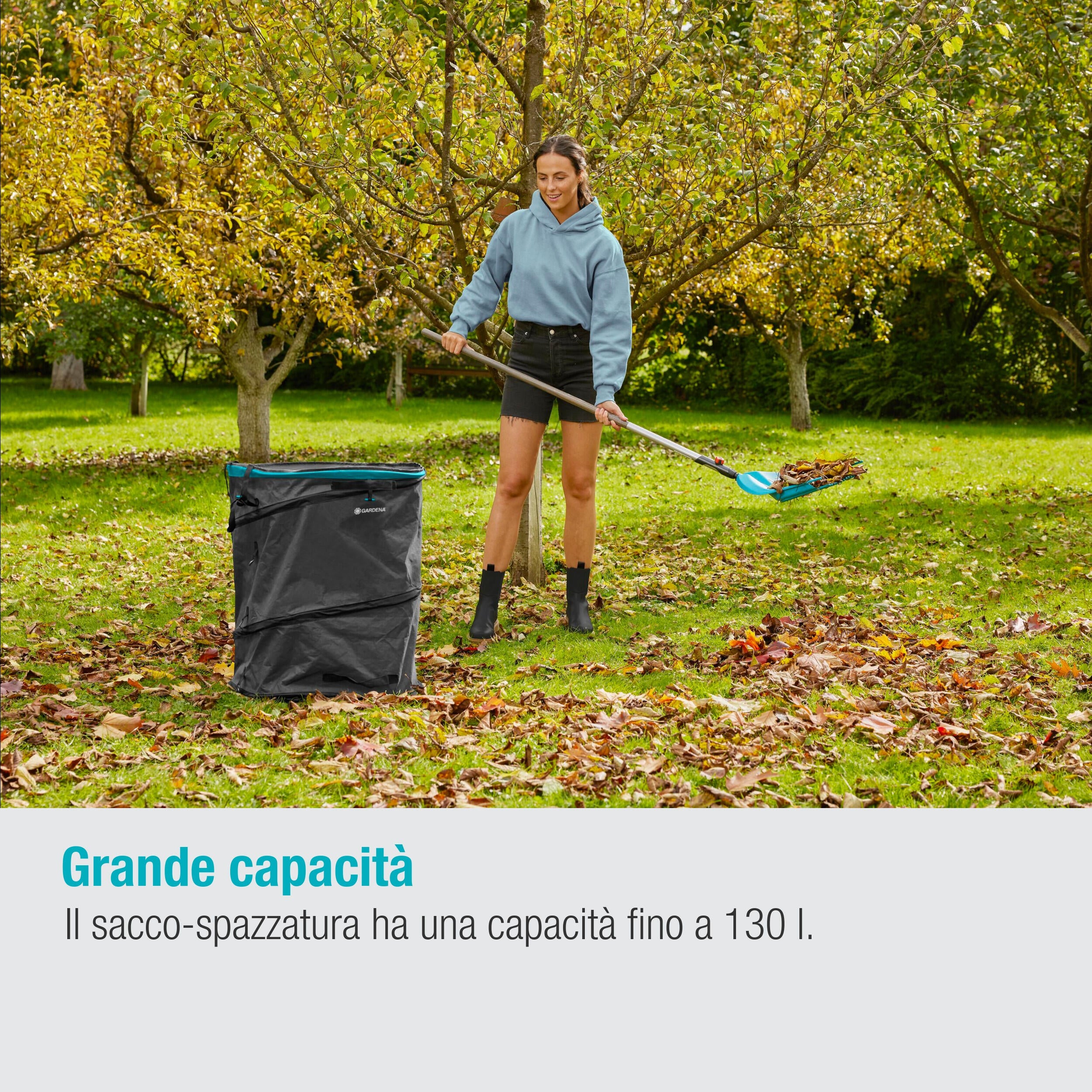 Sacco di raccolta in poliestere GARDENA 127 l - 5