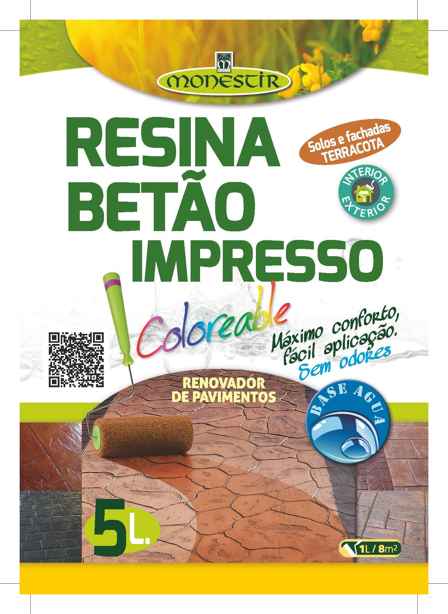 Resina para pavimento á base de agua Monestir 5l - 7