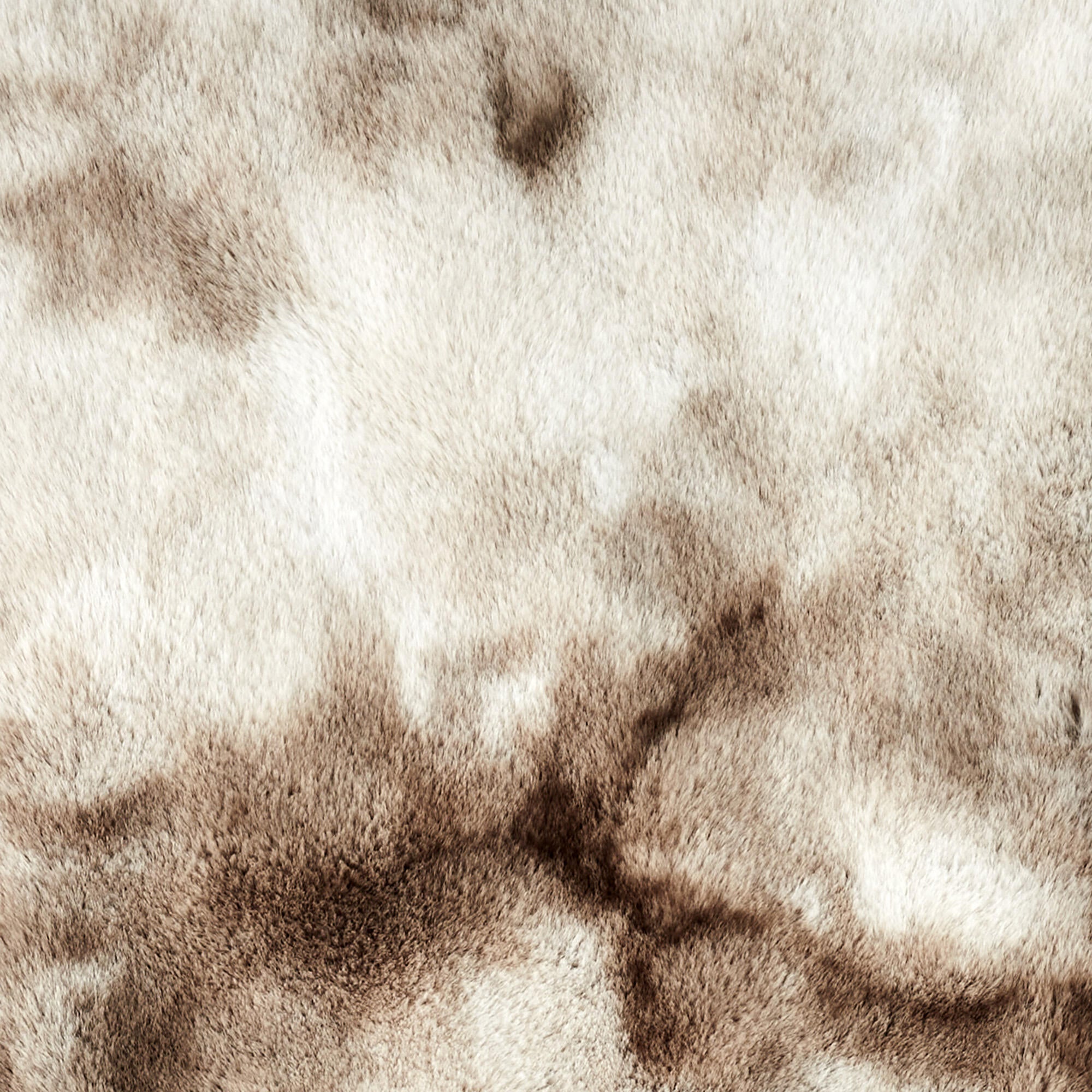 Manta imitación piel Luxury  poliéster marrón liso 140x200 cm - 8