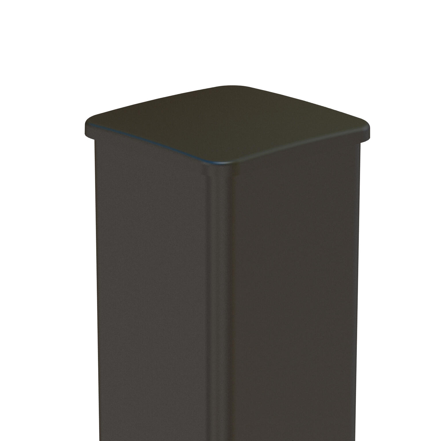 Poteau aluminium noir, l.18 x P.18 x H.250 cm - 3