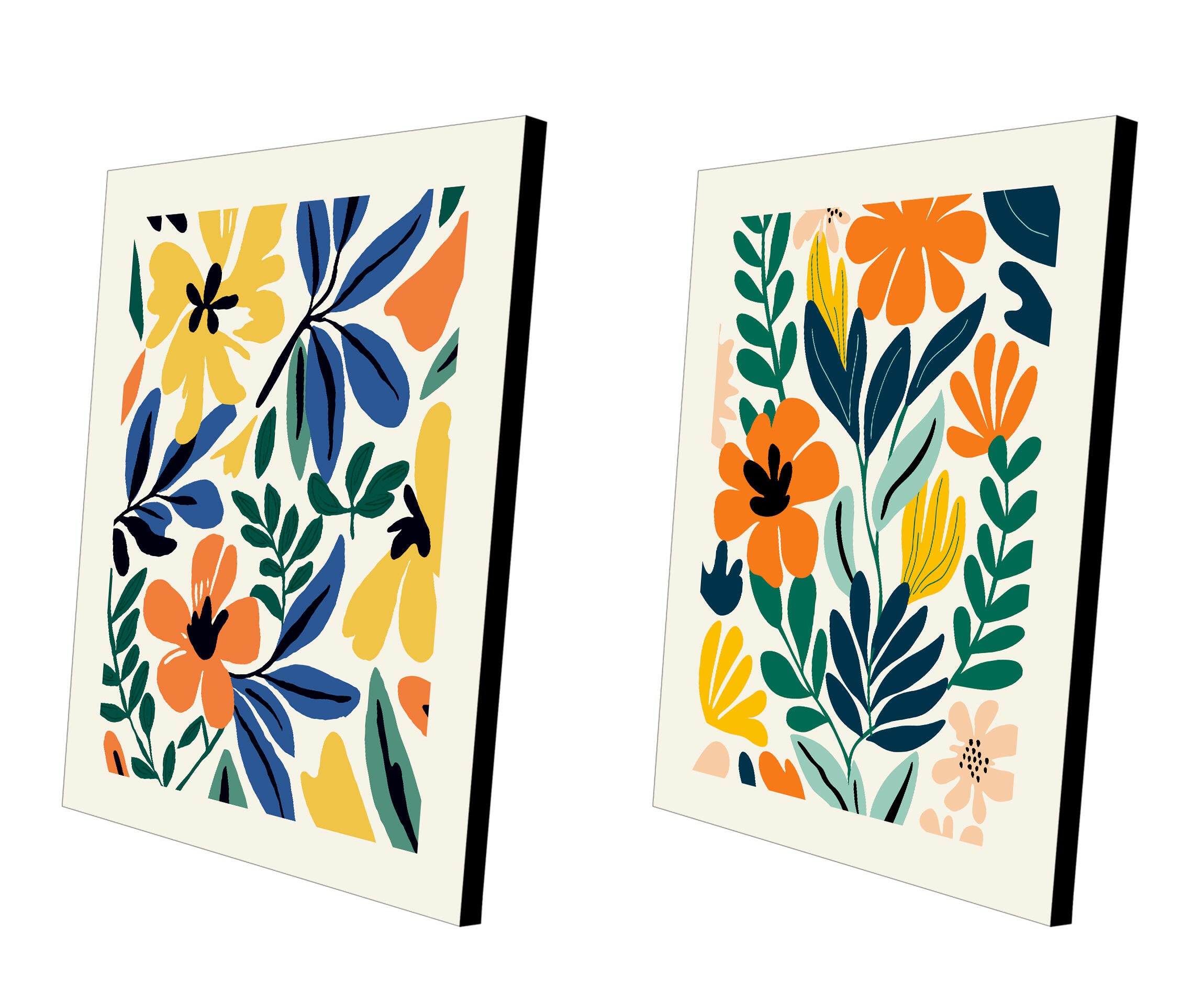 Pintura impresa sin marco botánico, plantas o floral 40 x 30 cm - 10