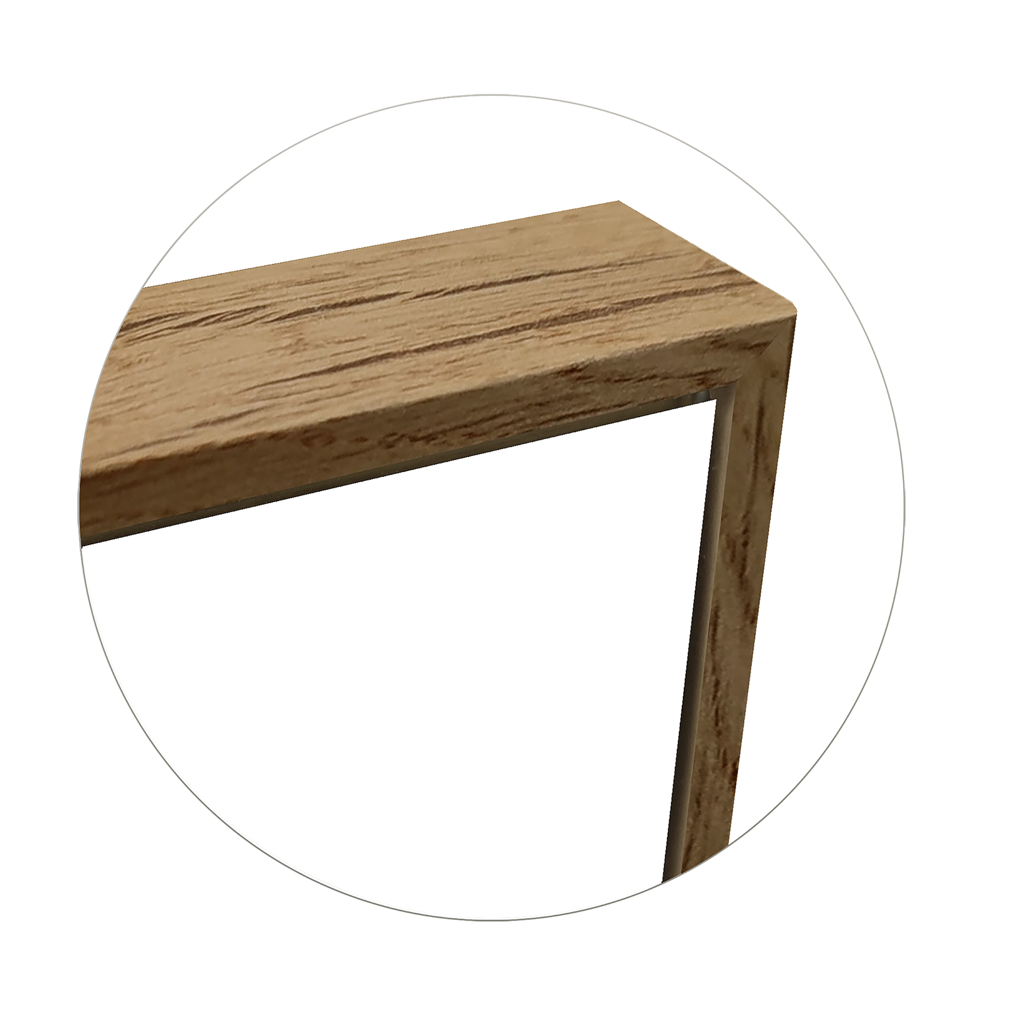 Quadro com moldura Deco Art Monet lago 50x70 cm faia - 5