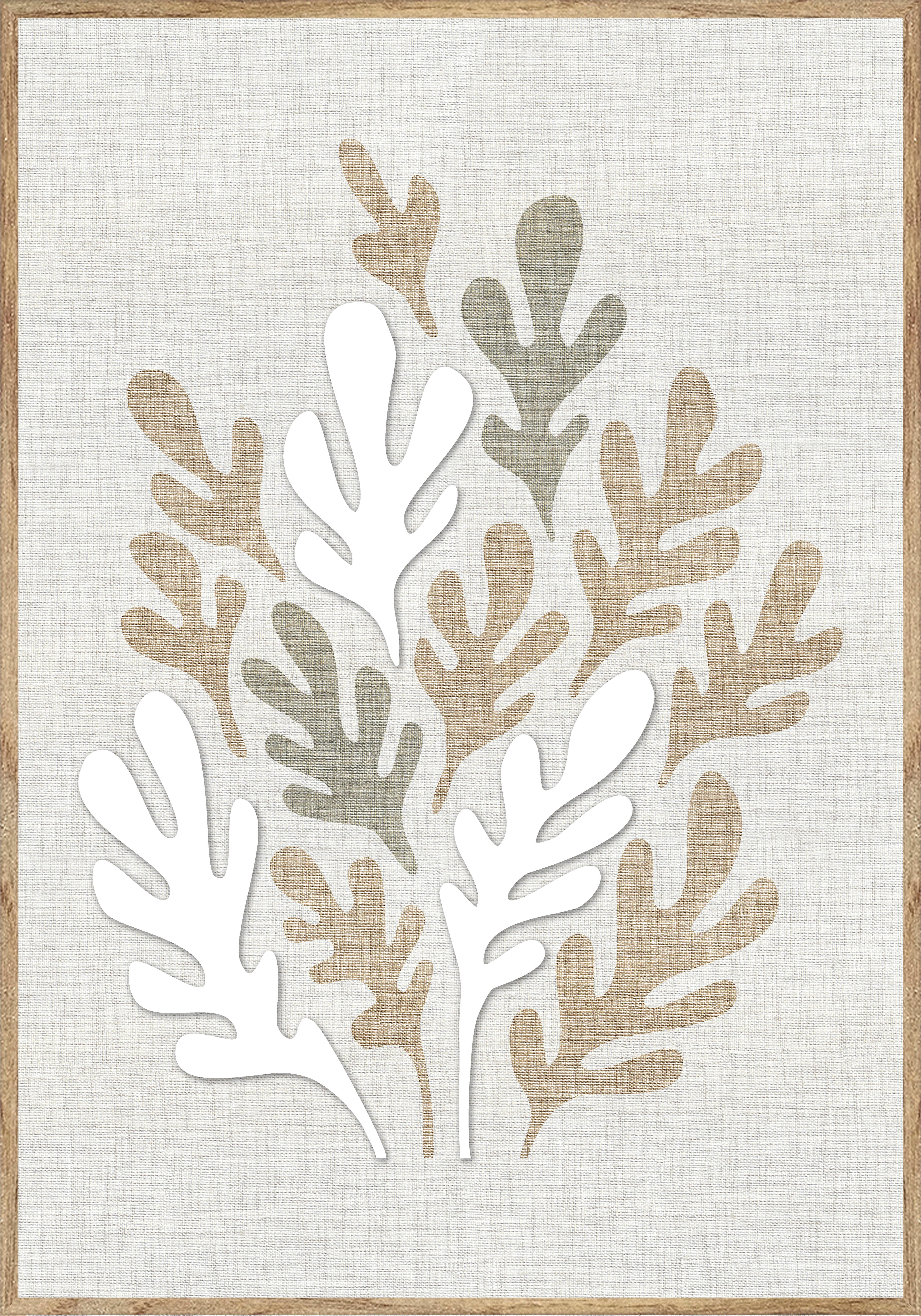 Tapa de contador enmarcada marrón matisse de 35 x 50 cm - 2