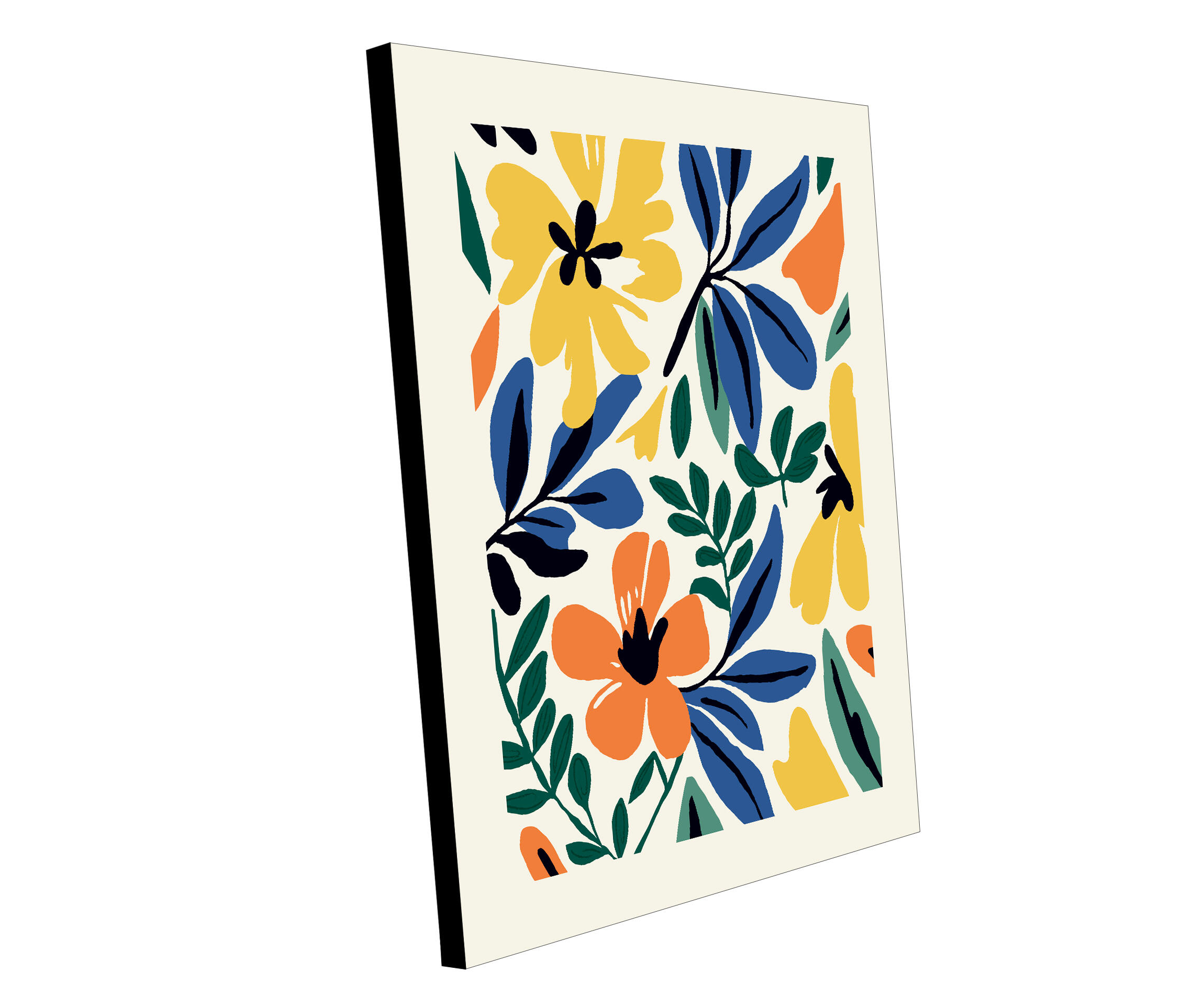 Pintura impresa sin marco botánico, plantas o floral 40 x 30 cm - 2