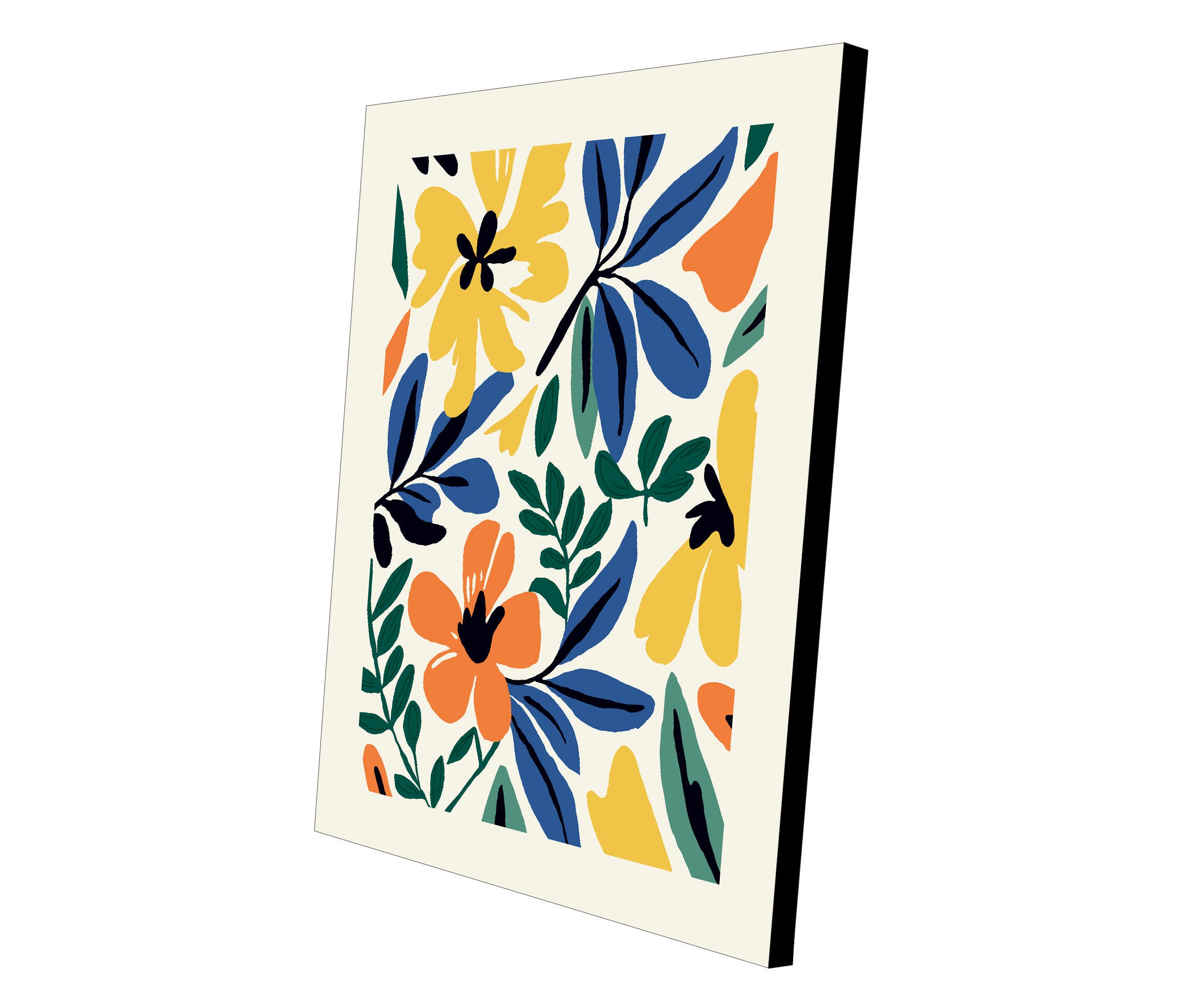 Pintura impresa sin marco botánico, plantas o floral 40 x 30 cm - 7