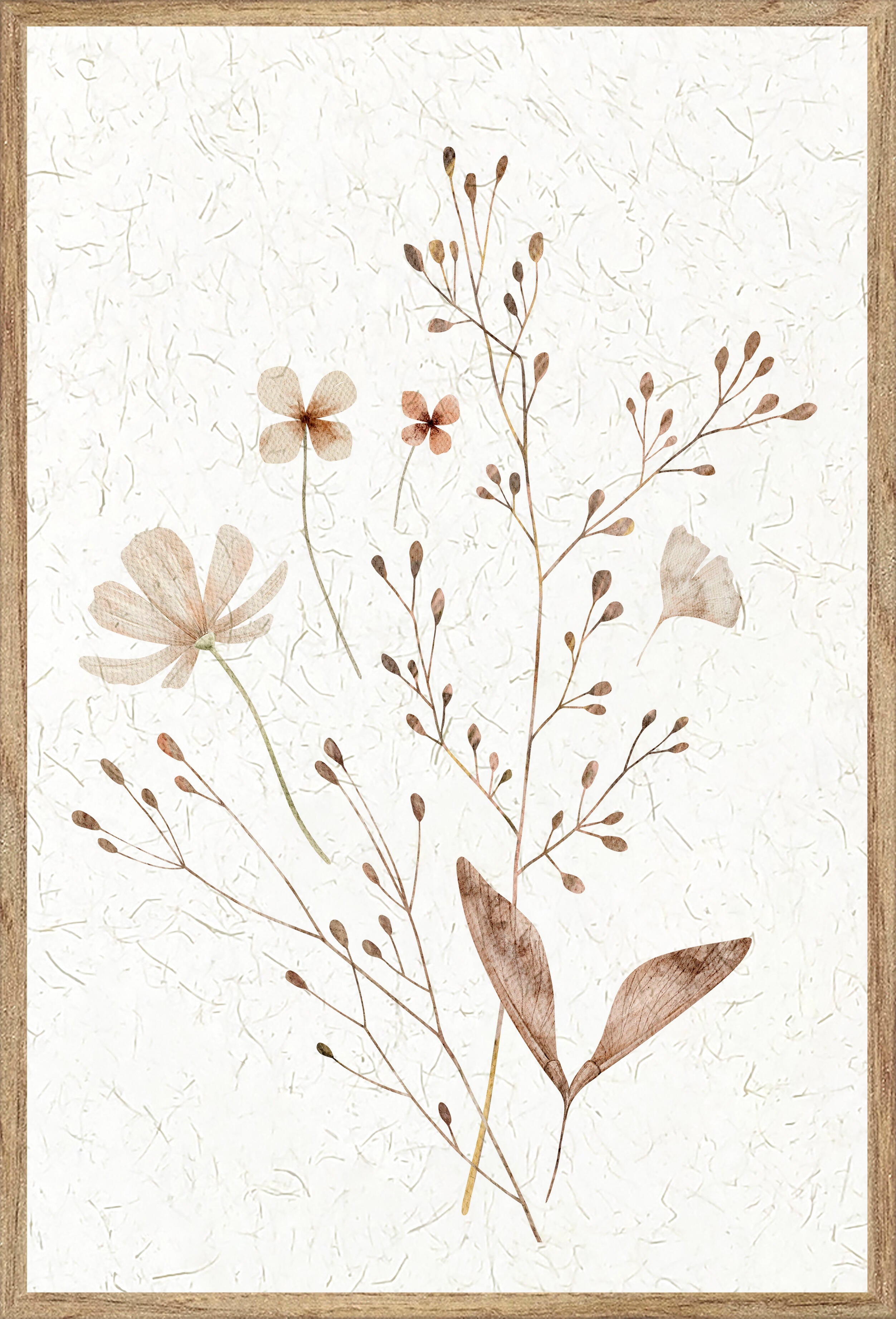 Cuadro con marco Hojas 21 cm x 31 cm - 2