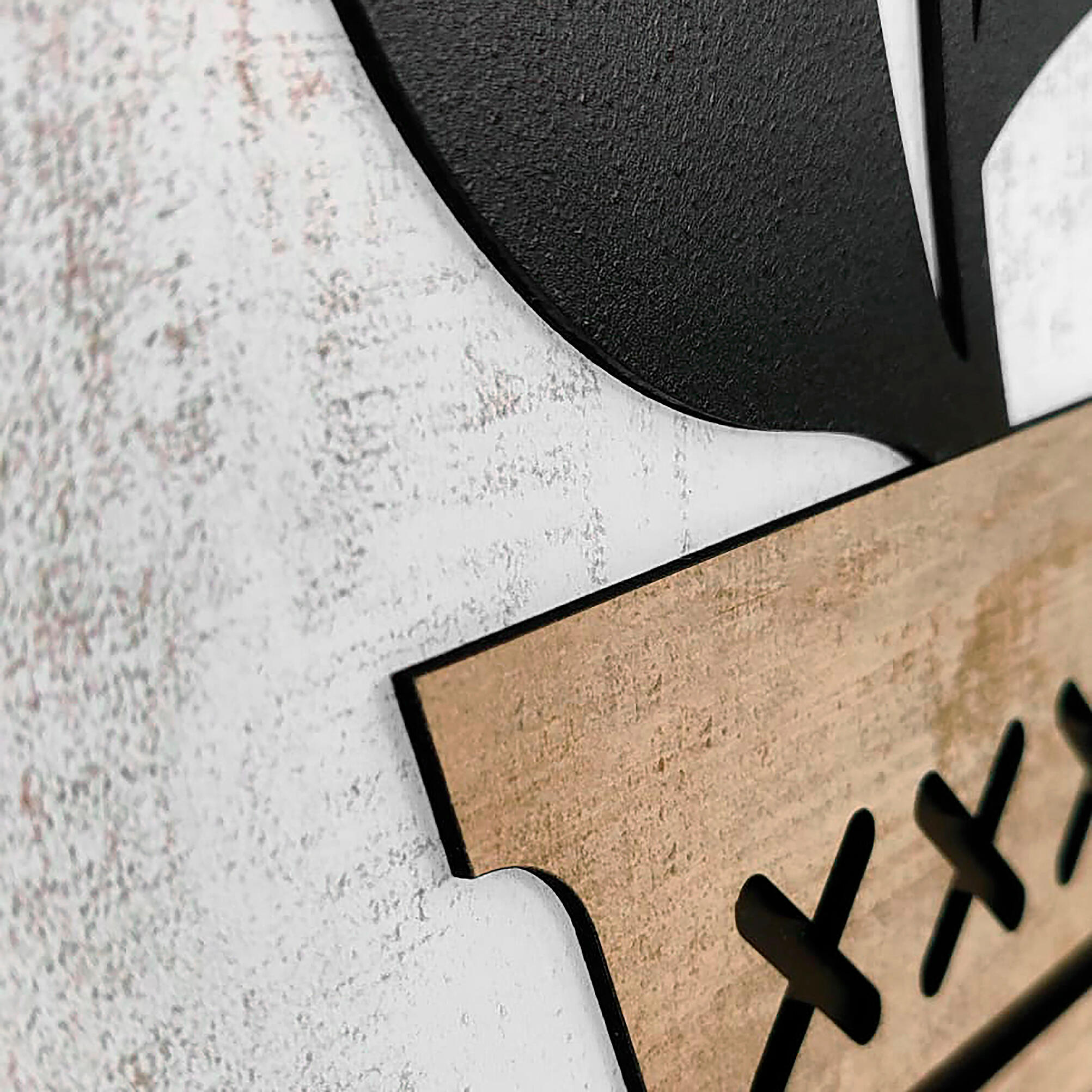 Cuadro con marco Jarron Marron Hojas Negras 41 cm x 51 cm - 2