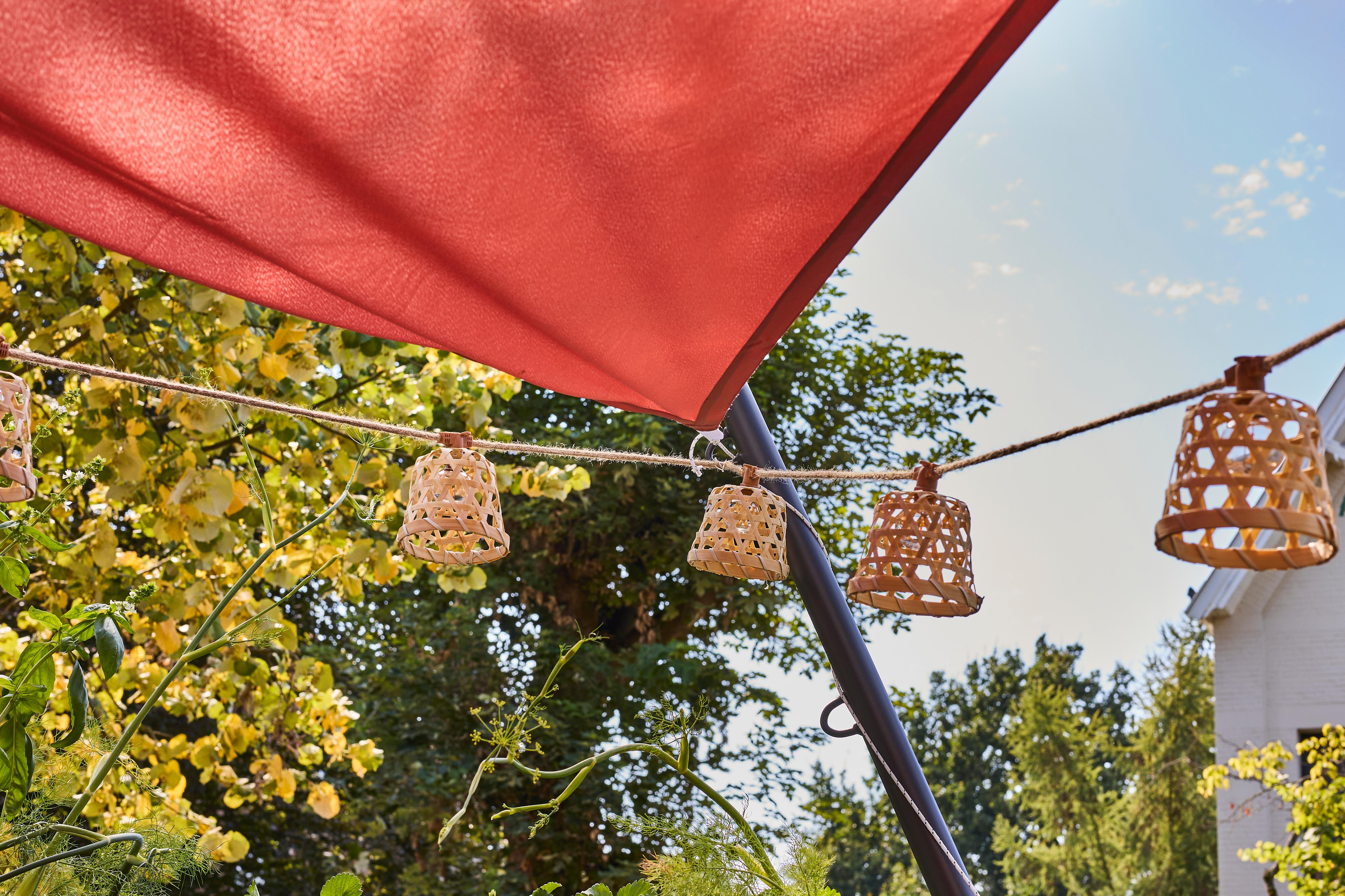 Grinalda solar exterior Riberia 400lm IP44 10 luzes Inspire - 20