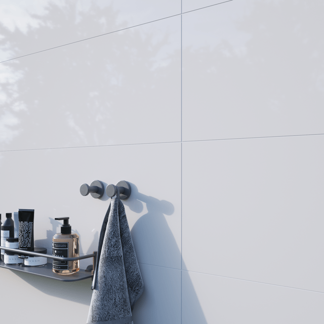 Carrelage mur intérieur blanc brillant Arctic  l.30 x L.90 cm ARTENS