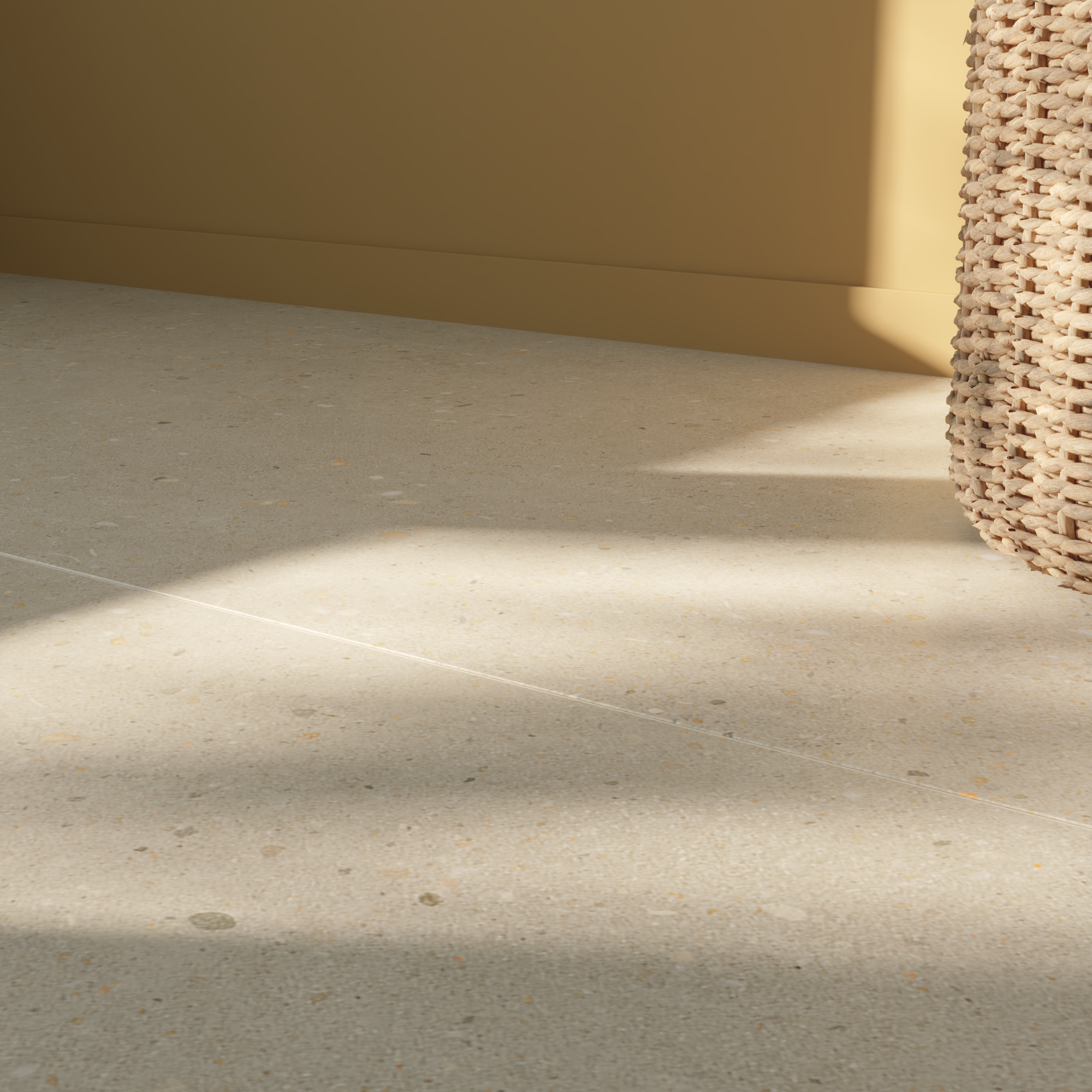 Pavimento cerâmico bege mate 60x120 cm Artens Cavir - 2