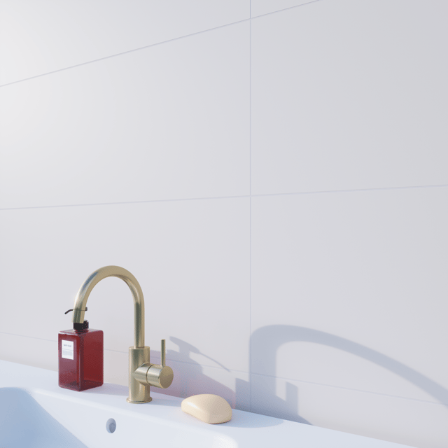 Carrelage mur intérieur blanc mat Arctic  l.30 x L.90 cm ARTENS