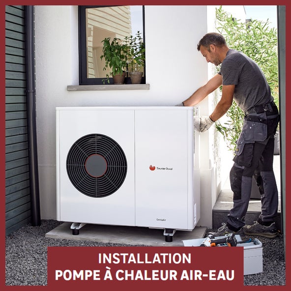 Installation pompe a chaleur air eau 