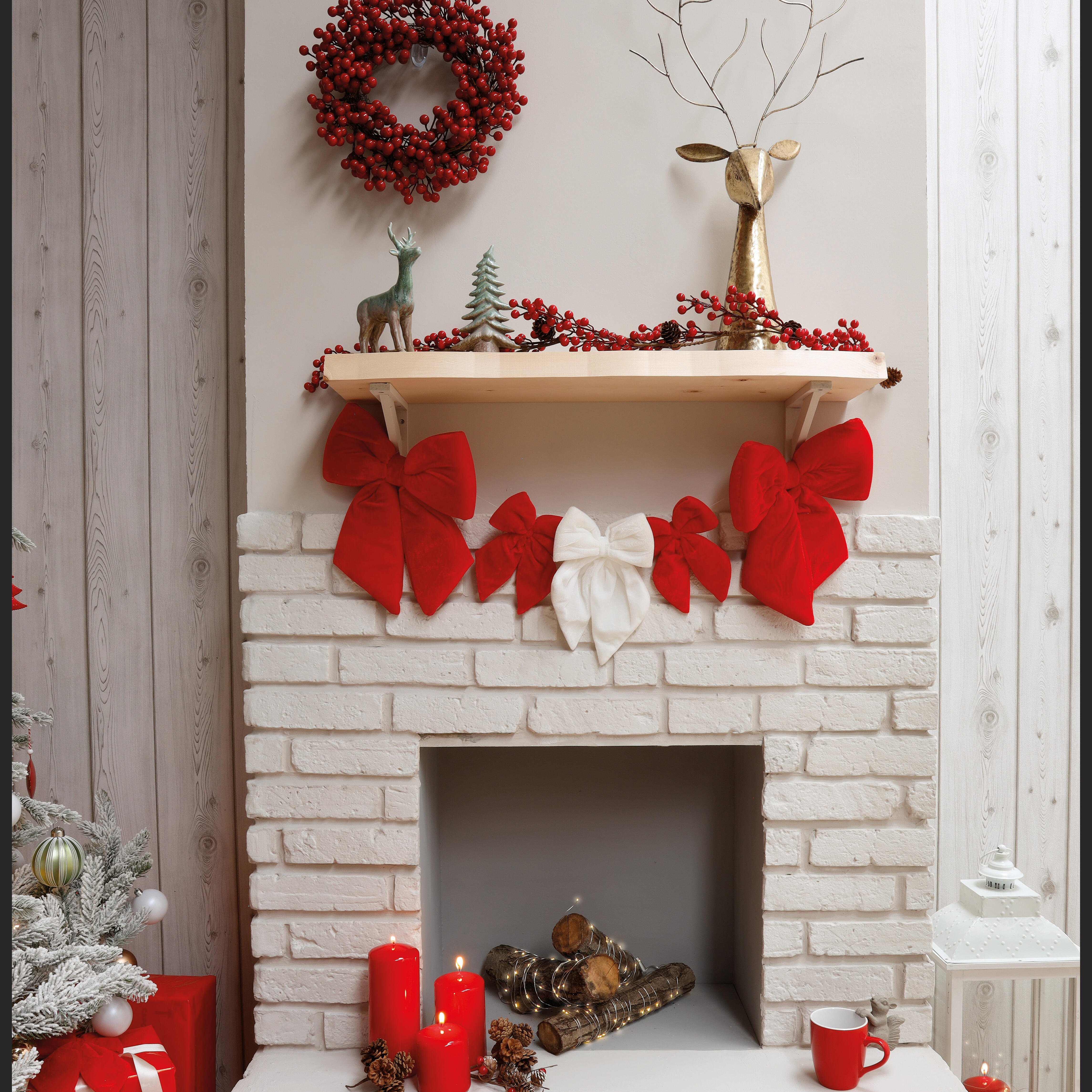 Filo di luci di natale 40 lampadine LED bianco caldo Micro led 2 m - 6