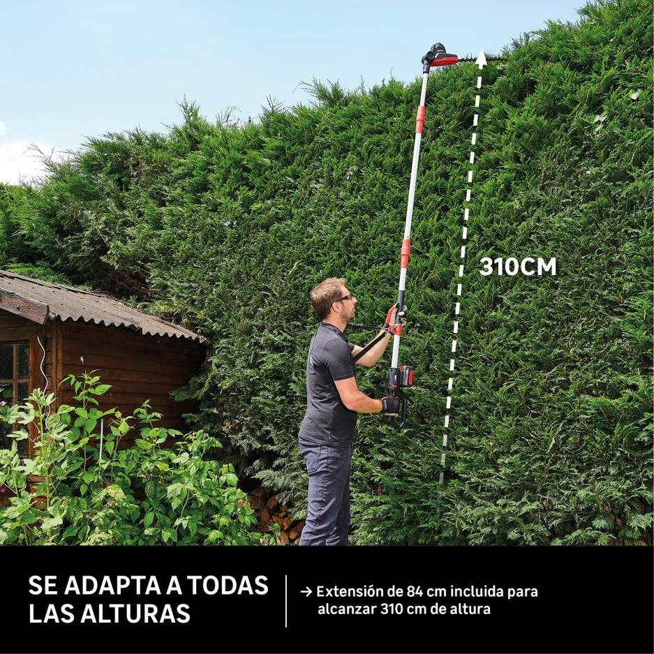 cortasetos con pértiga sterwins a batería
