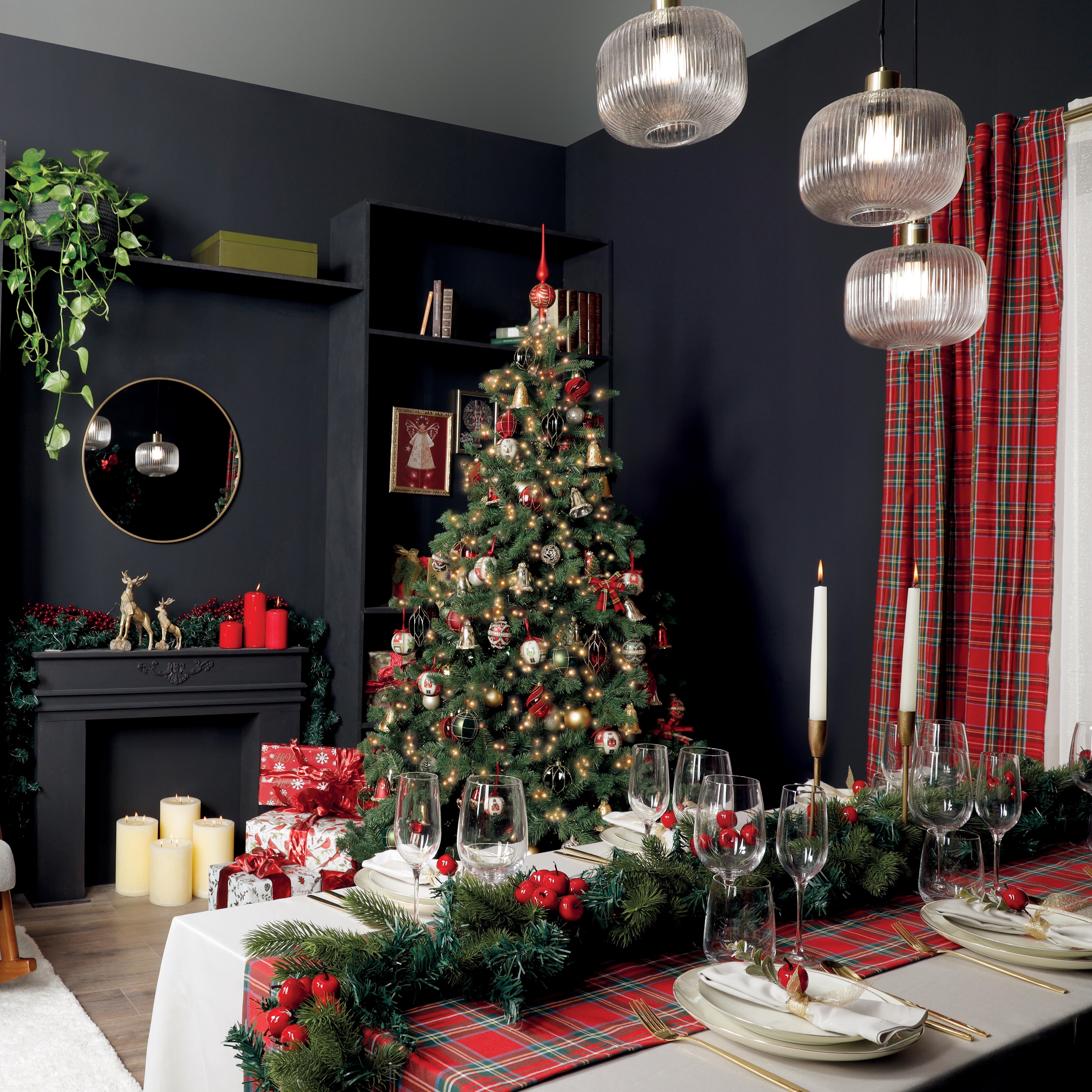 Espelho com moldura redondo  D60 cm dourado Bria Inspire - 10