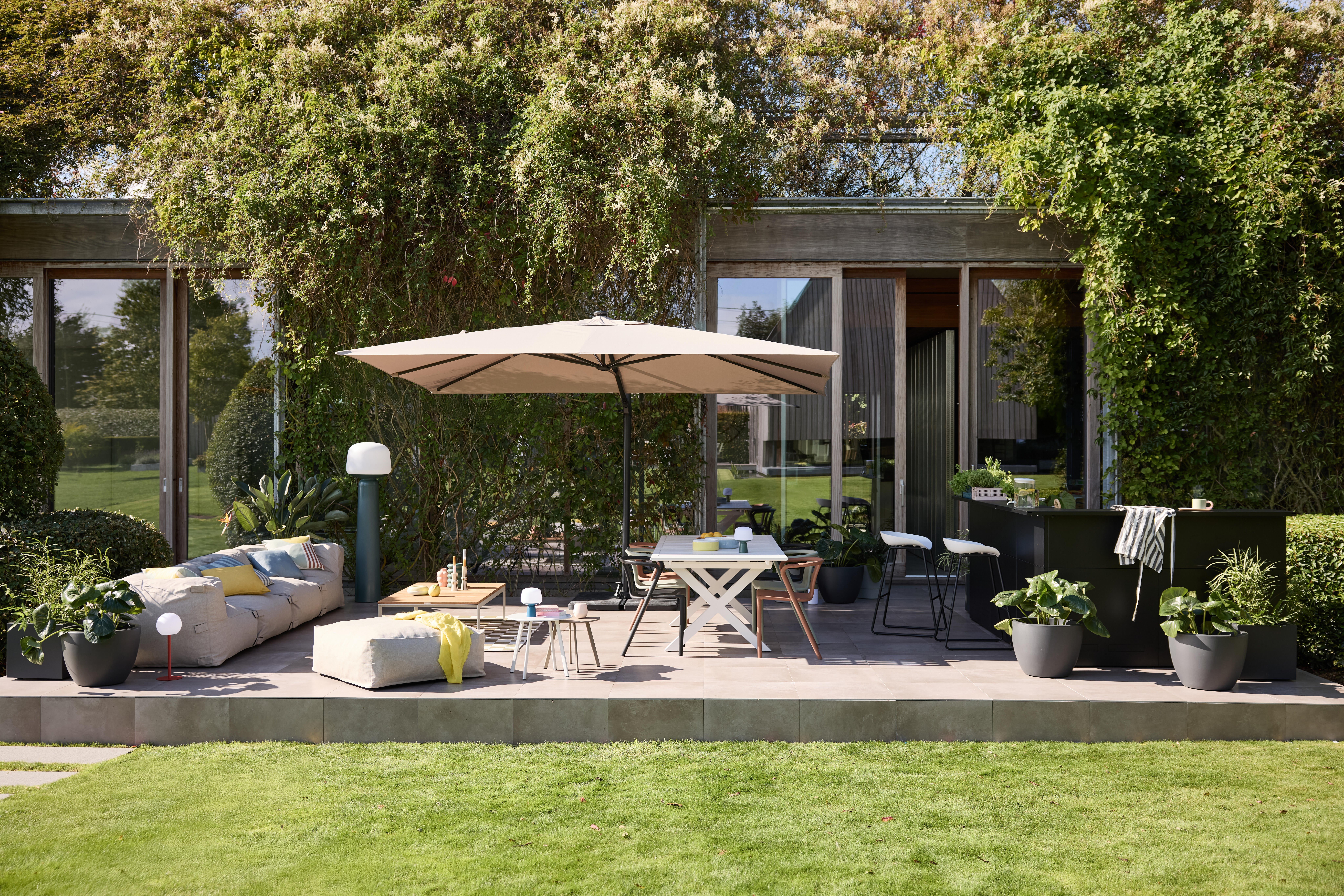 Lot de 2 tabourets de bar Celi blanc - 4