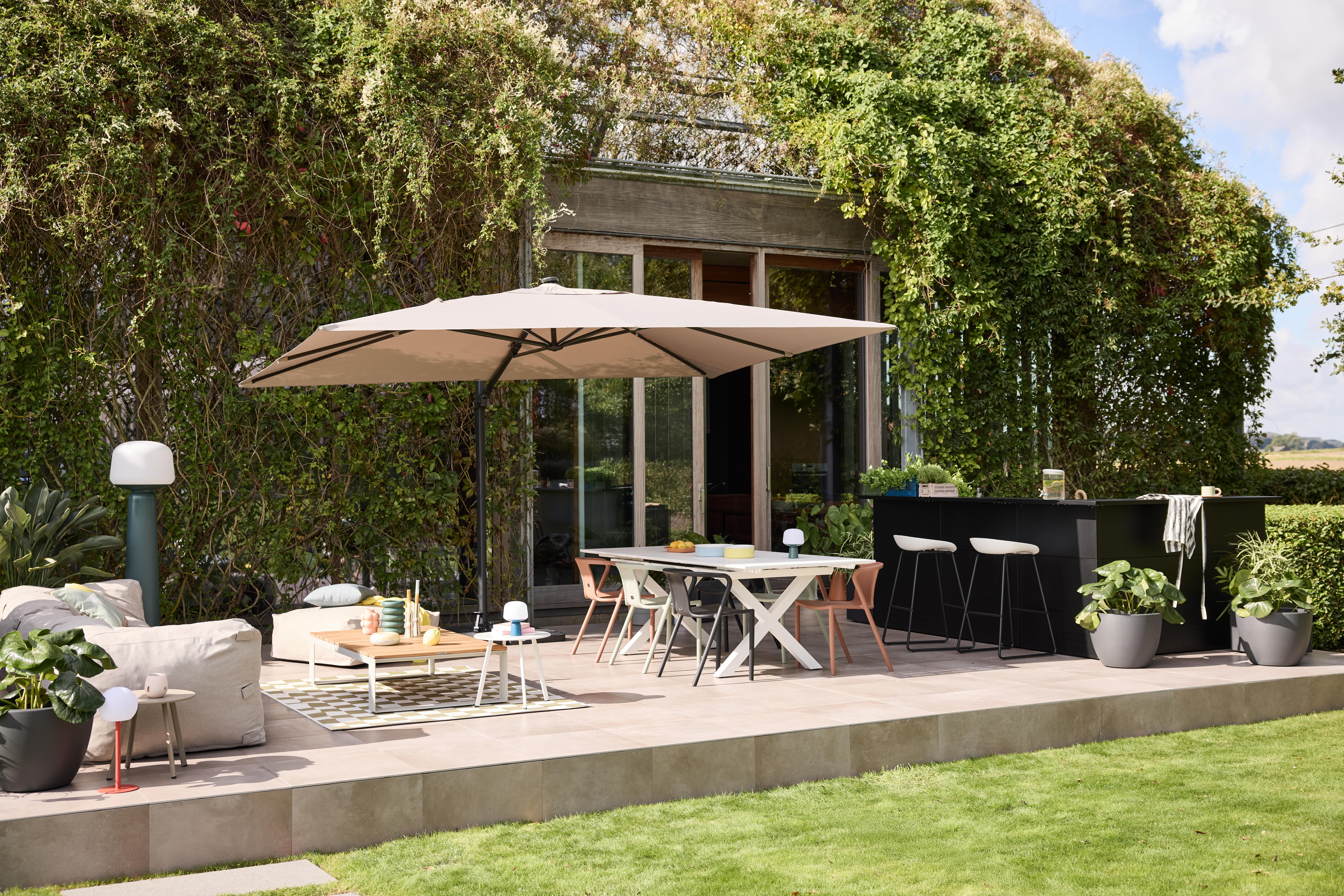 Lot de 2 tabourets de bar Celi blanc - 2