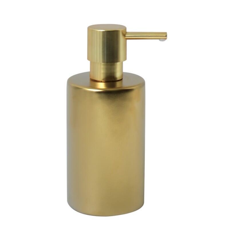 Dispensador de jabón tube dorado mate