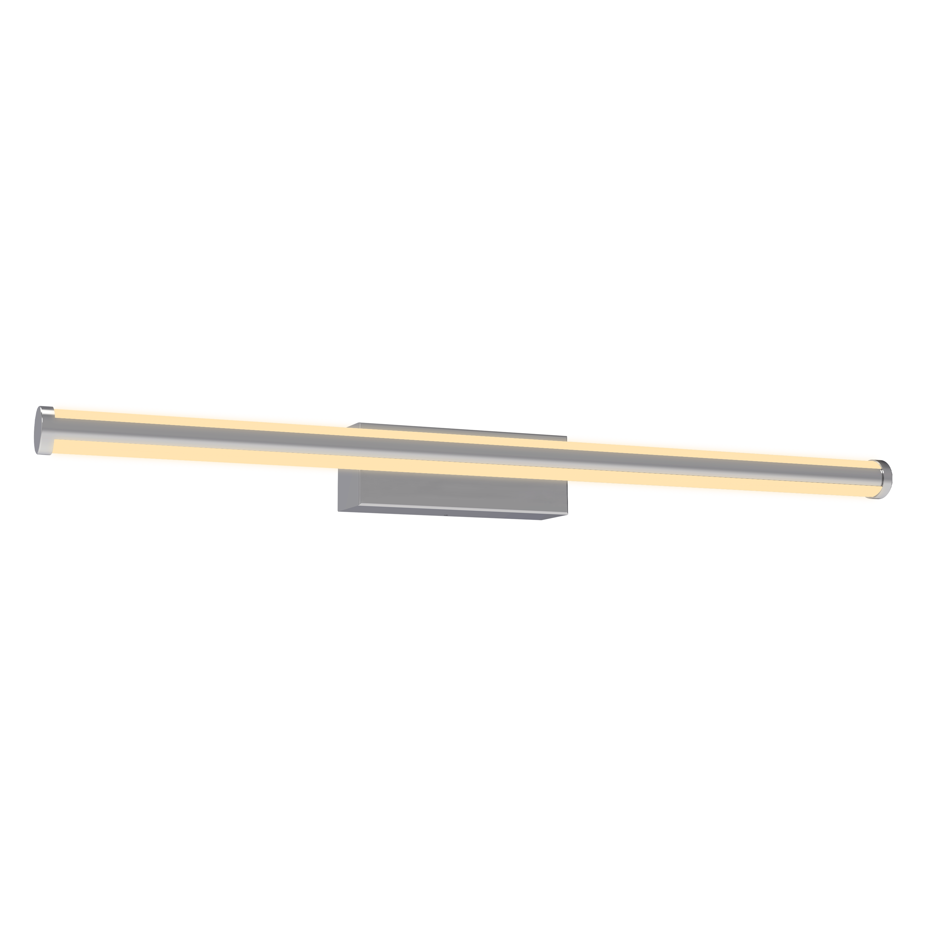 Kinkiet LED Gabri 2680 lm barwa od ciepłej do neutralnej 60 cm srebrna IP44 Inspire - 5