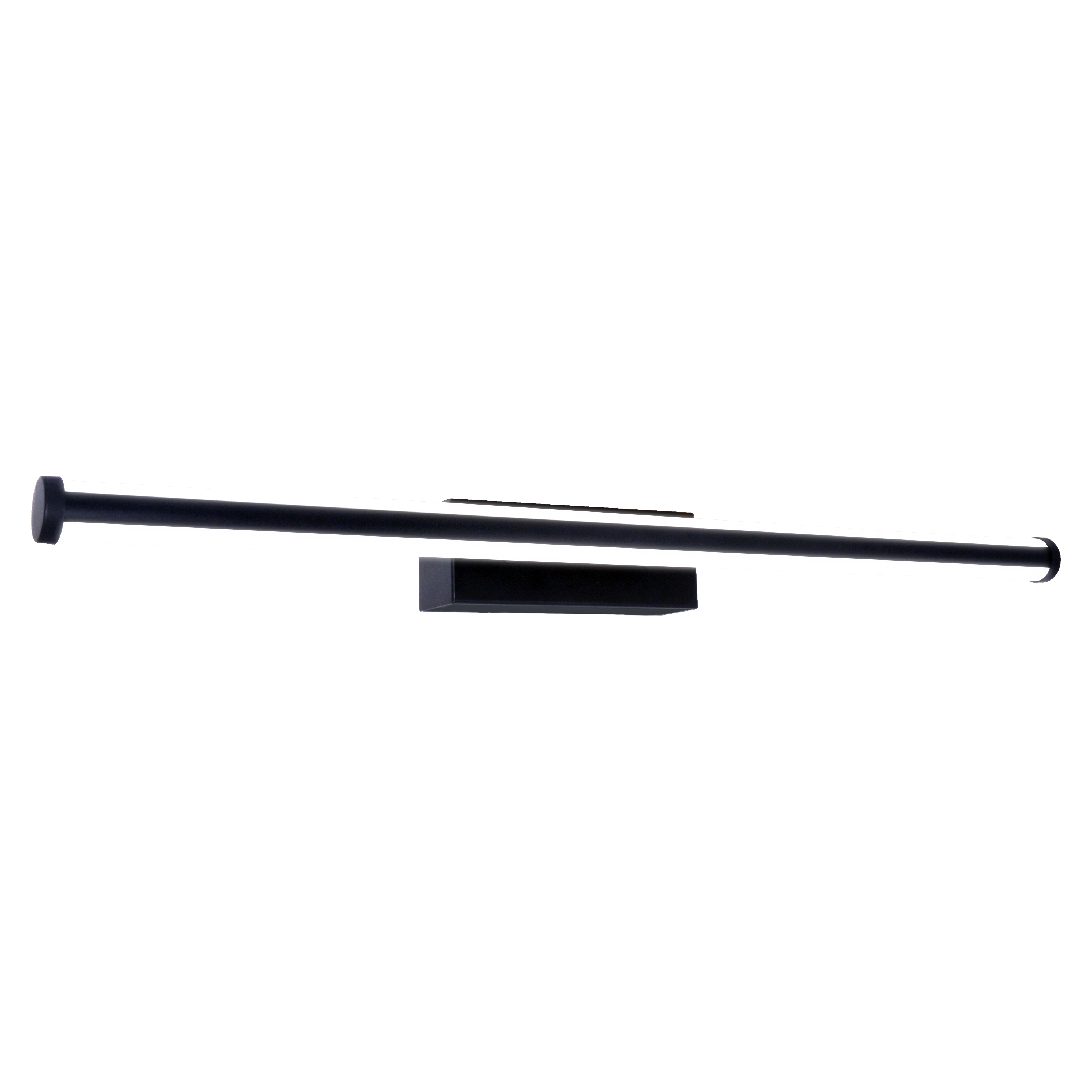 Applique LED salle de bain Gabri, L.60,8 cm blanc chaud / neutre, noir INSPIRE - 6