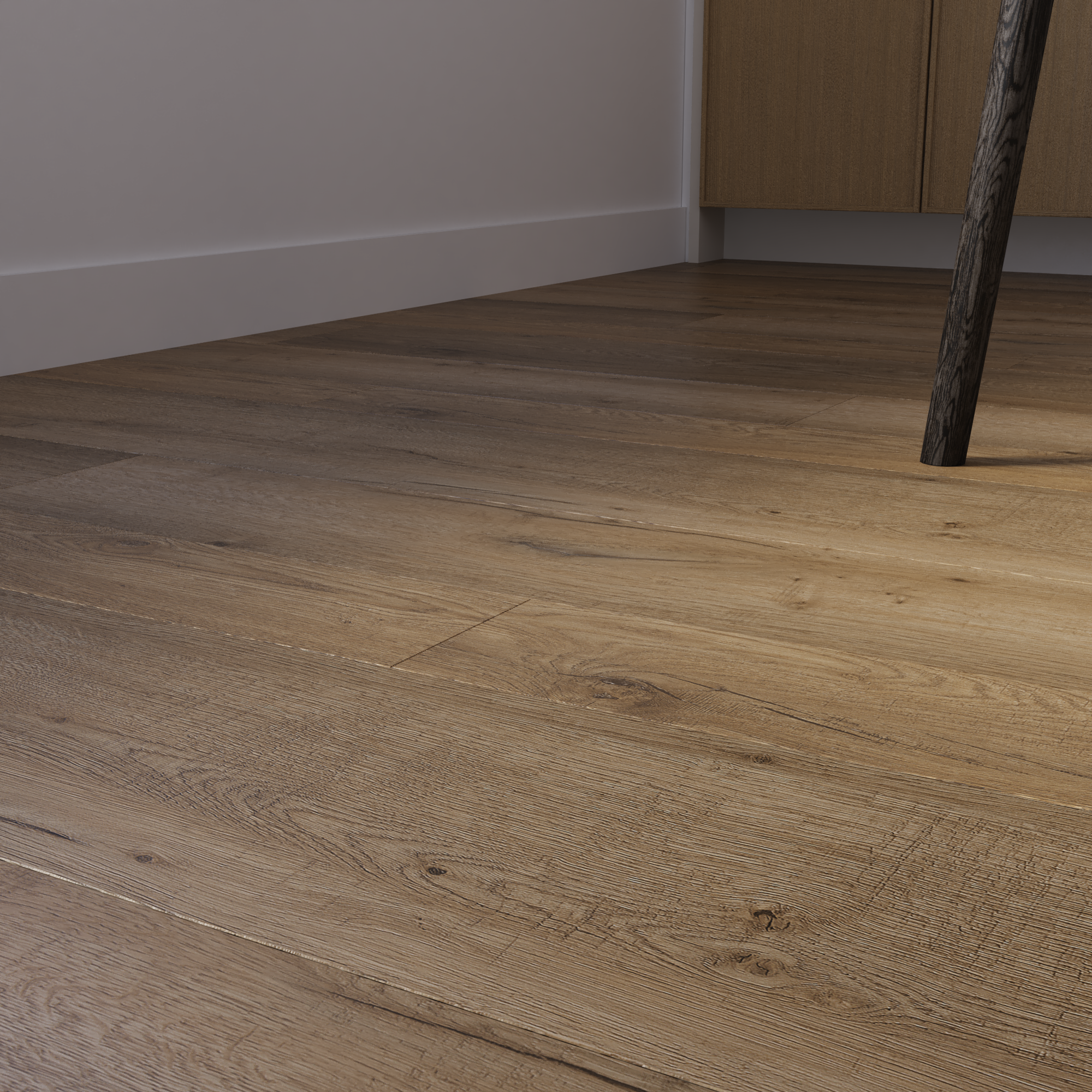 Pavimento vinílico SPC click flutuante Cabires intenso extremo Artens 5,5 mm com base - 4