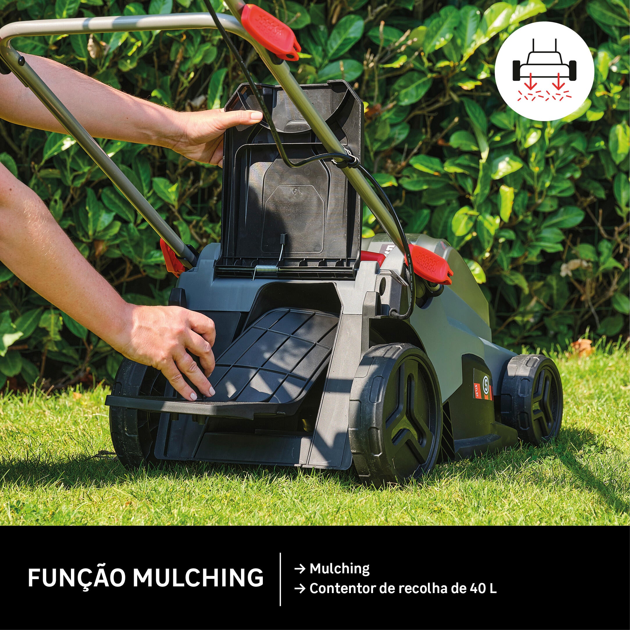 Corta relva bateria Sterwins 37cm 2x18V - 4