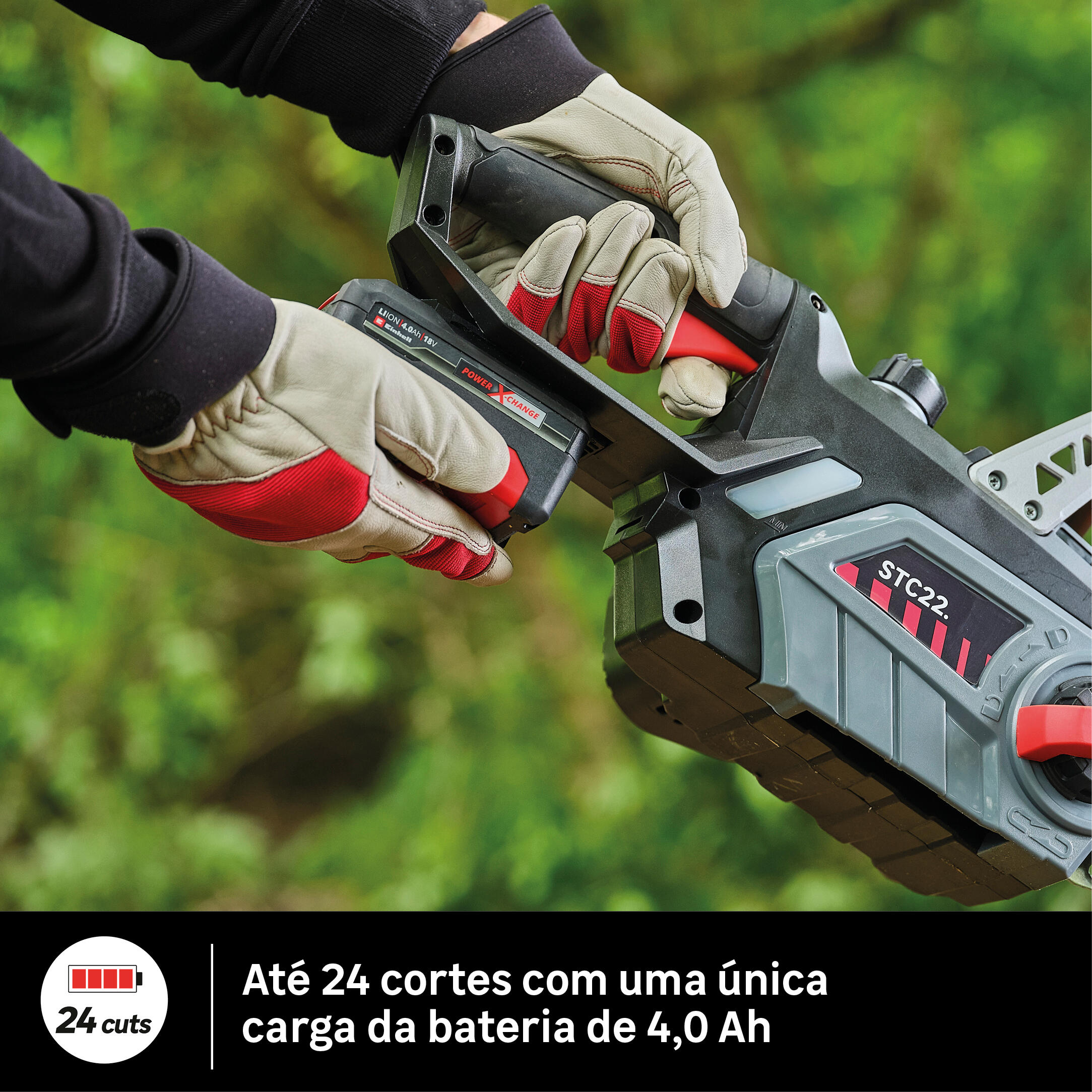 Motoserra a bateria Sterwins 18v 22,5cm sem bateria - 3