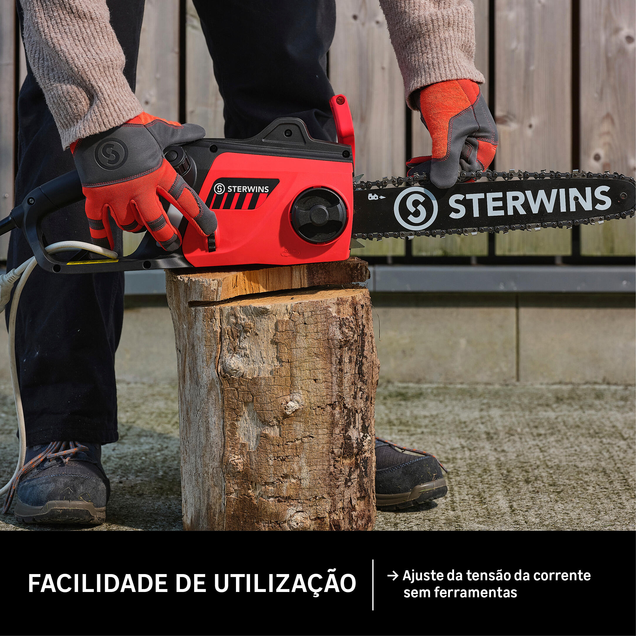 Motosserra elétrica 2000 W 35 cm Sterwins - 5