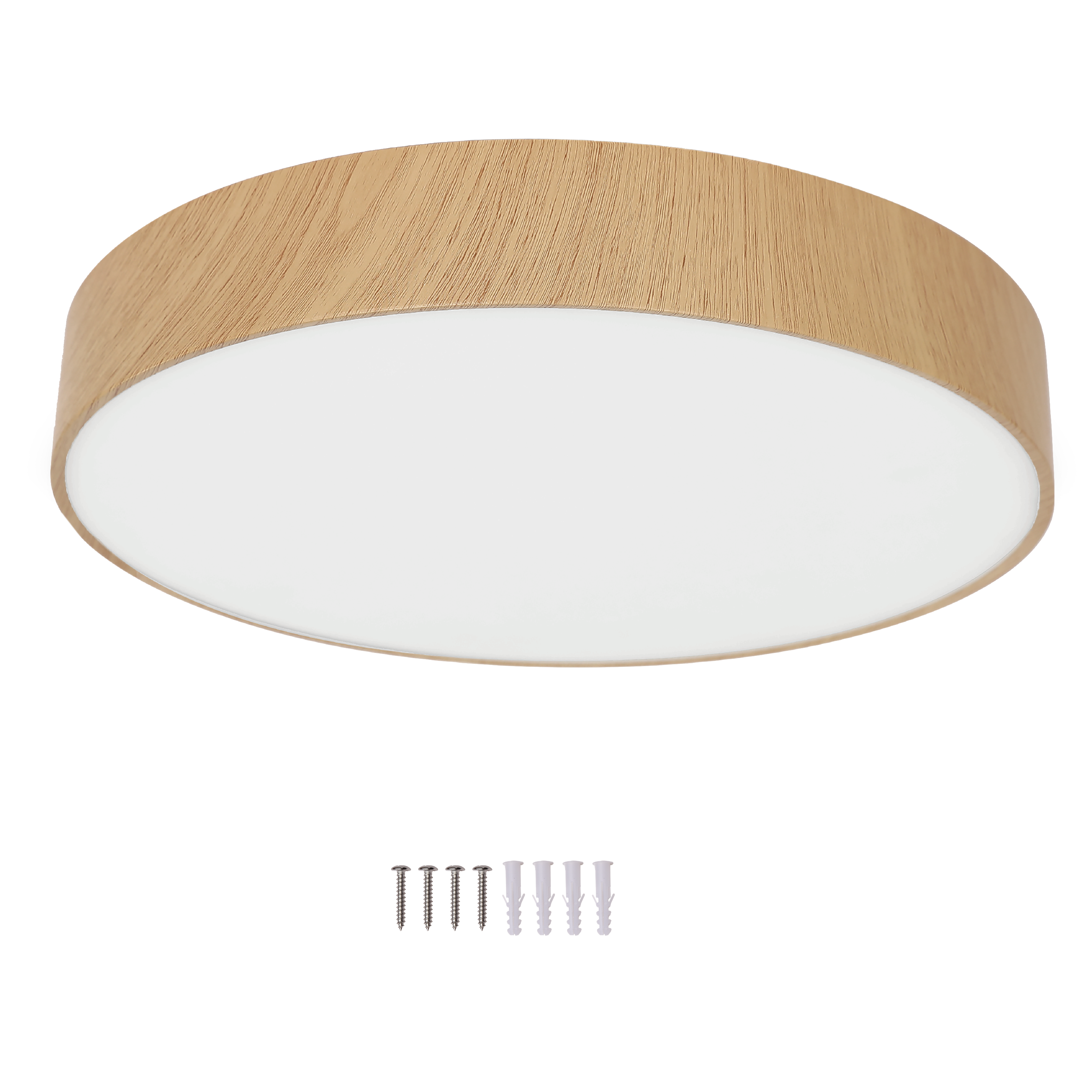 Plafonnier LED salle de bain Drema D.32, blanc chaud/neutre coloris bois INSPIRE - 9