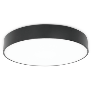 Plafonnier LED salle de bain Drema D.32 cm, blanc chaud / neutre, noir INSPIRE