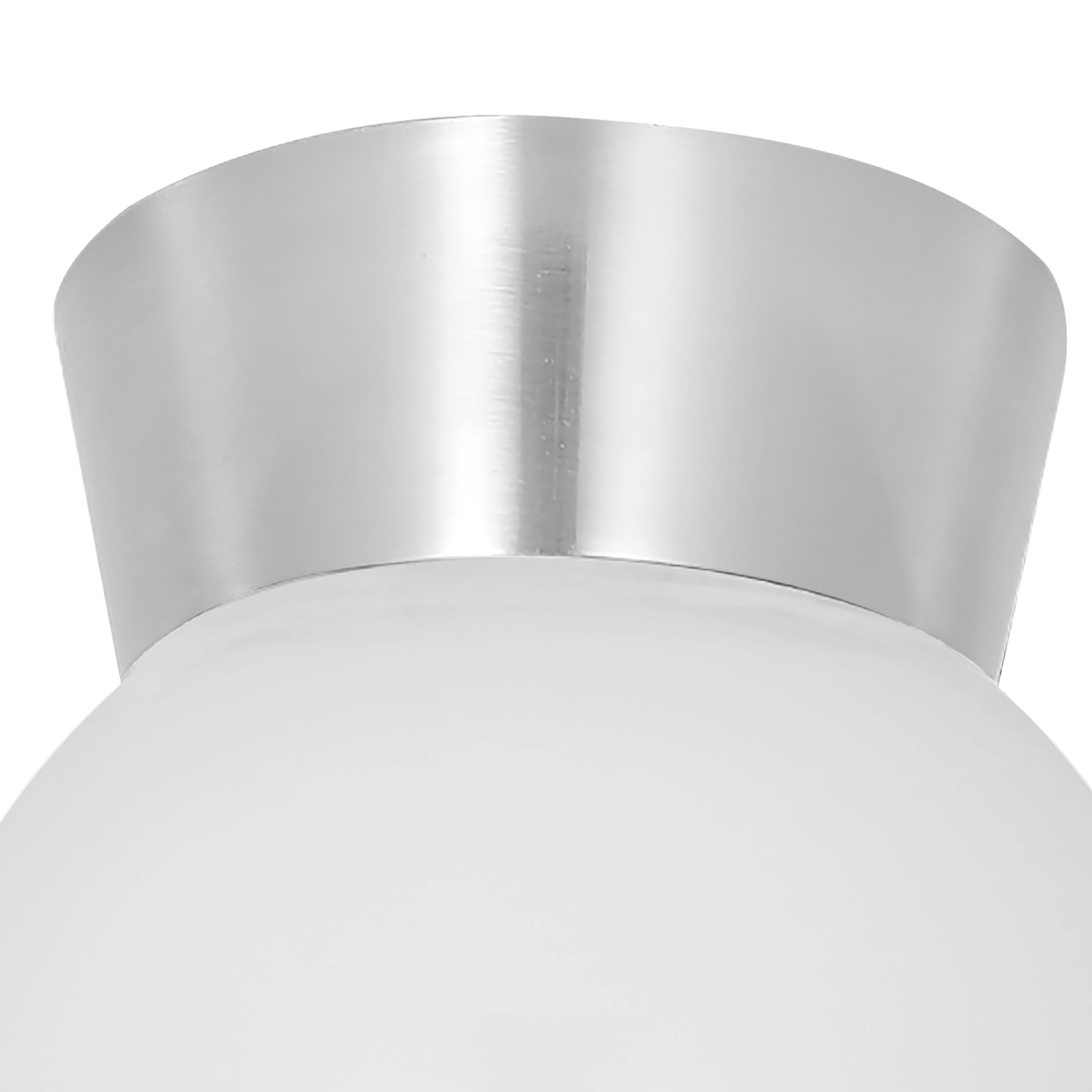 Plafonnier salle de bain Inti E27, D.15 cm, nickel INSPIRE - 6