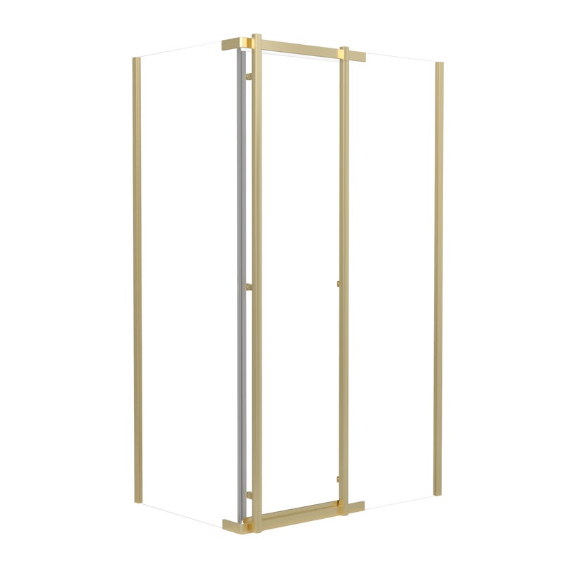 Kabina prysznicowa Titanium Open 100x80 cm złota Durasan