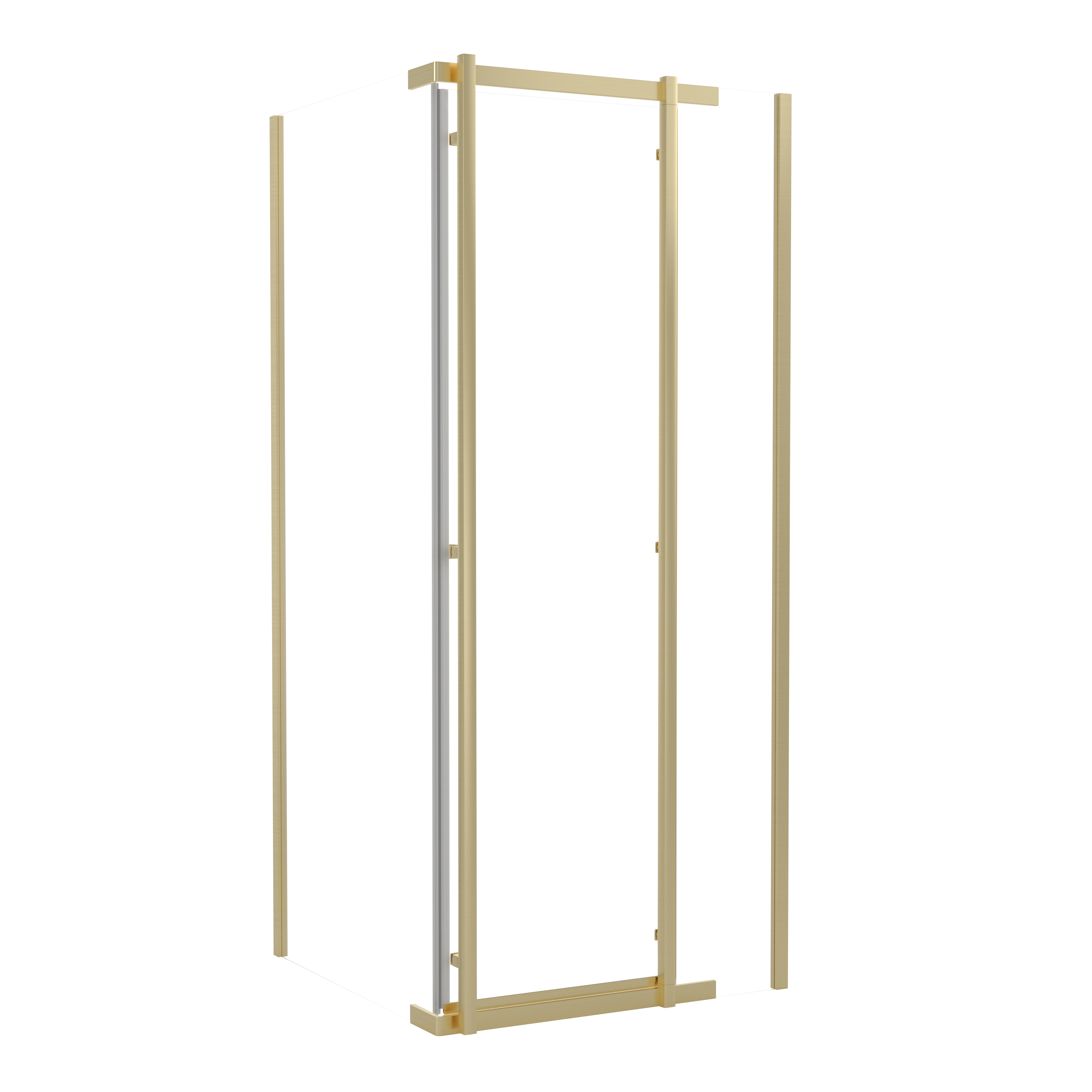 Kabina prysznicowa Titanium Open 80x80 cm złota Durasan