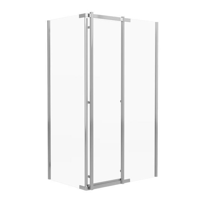 Kabina prysznicowa Titanium Open 120x80 cm chrom Durasan