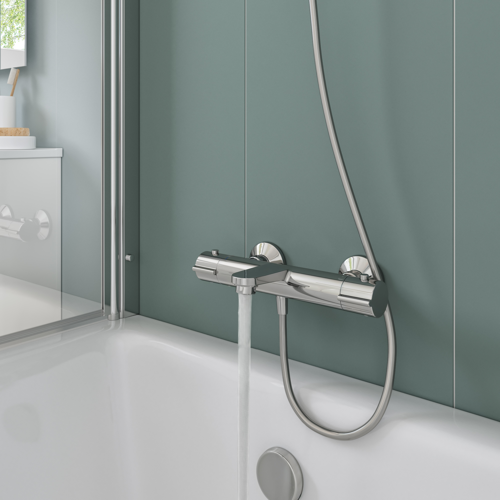 Grifo bañera termostático sensea essential cromado