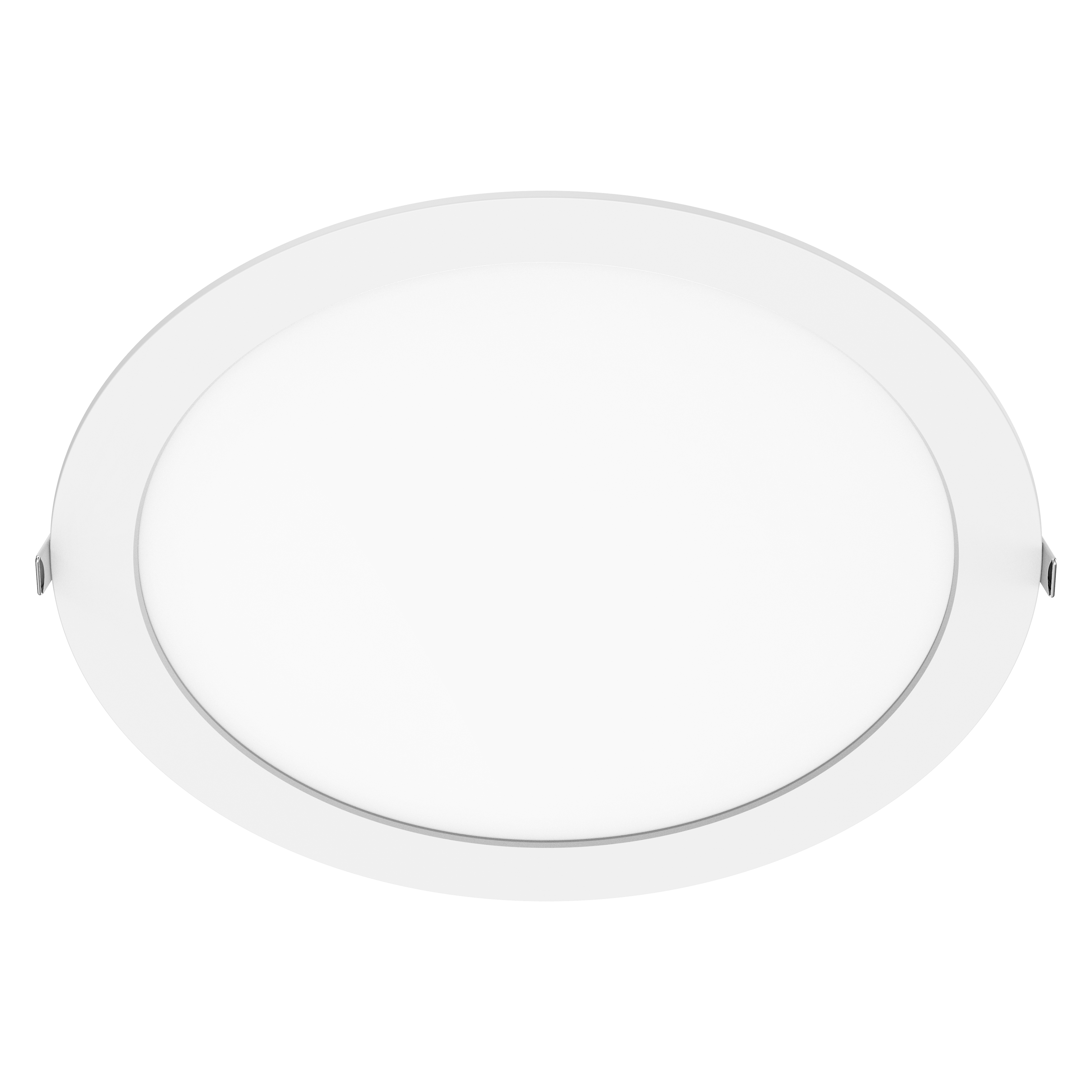 Downlight LED empotrable INSPIRE EXTRAFLAT blanco redondo ø30 cm 3400 lm 22 W luz CCT 2700K-6000KK CRI 89-80 luz natural y fiel IP44 - Foco LED empotrado para baños - 2