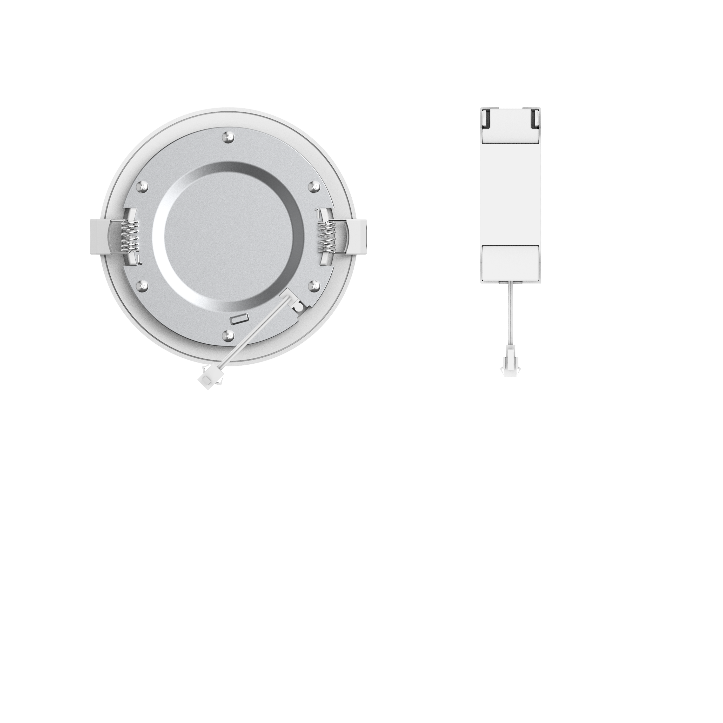 Spot à encastrer LED Extraflat Classe A IP44, D.12, blanc neutre, blanc INSPIRE - 7
