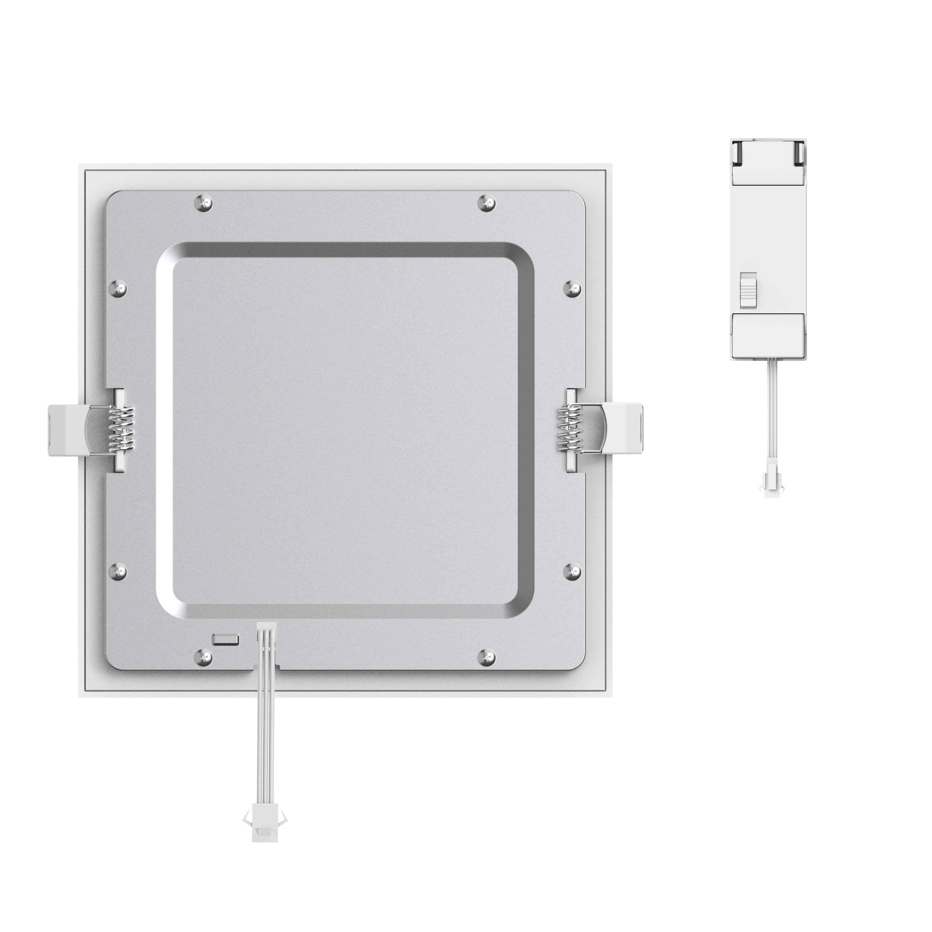 Foco incorporado com fonte de luz LED 2600lm IP44 16.5W 17x2x2 cm branco INSPIRE - 2