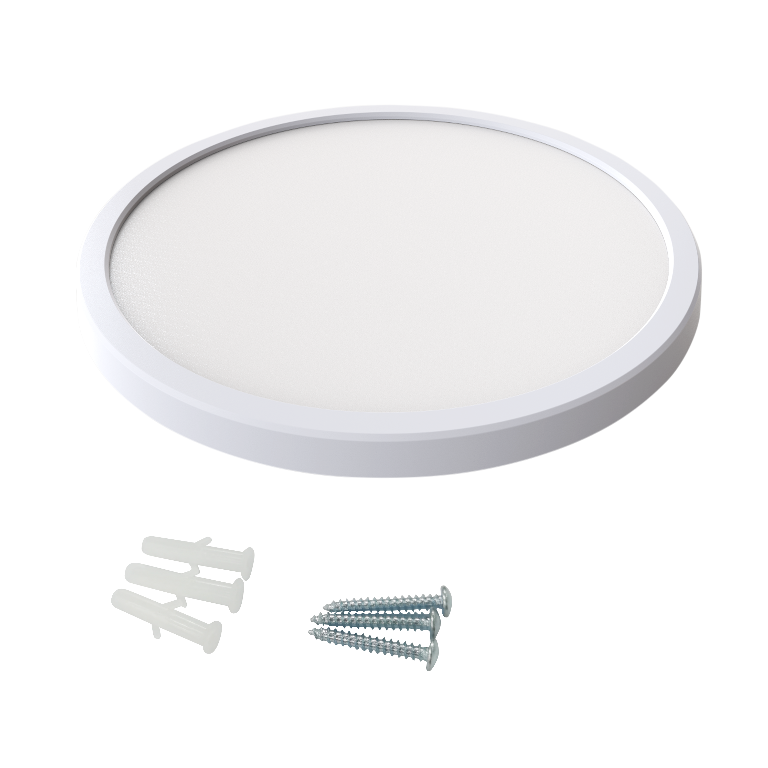 Plafonnier LED salle de bain Lano, D.29 cm 2300 lm blanc neutre, blanc INSPIRE - 7