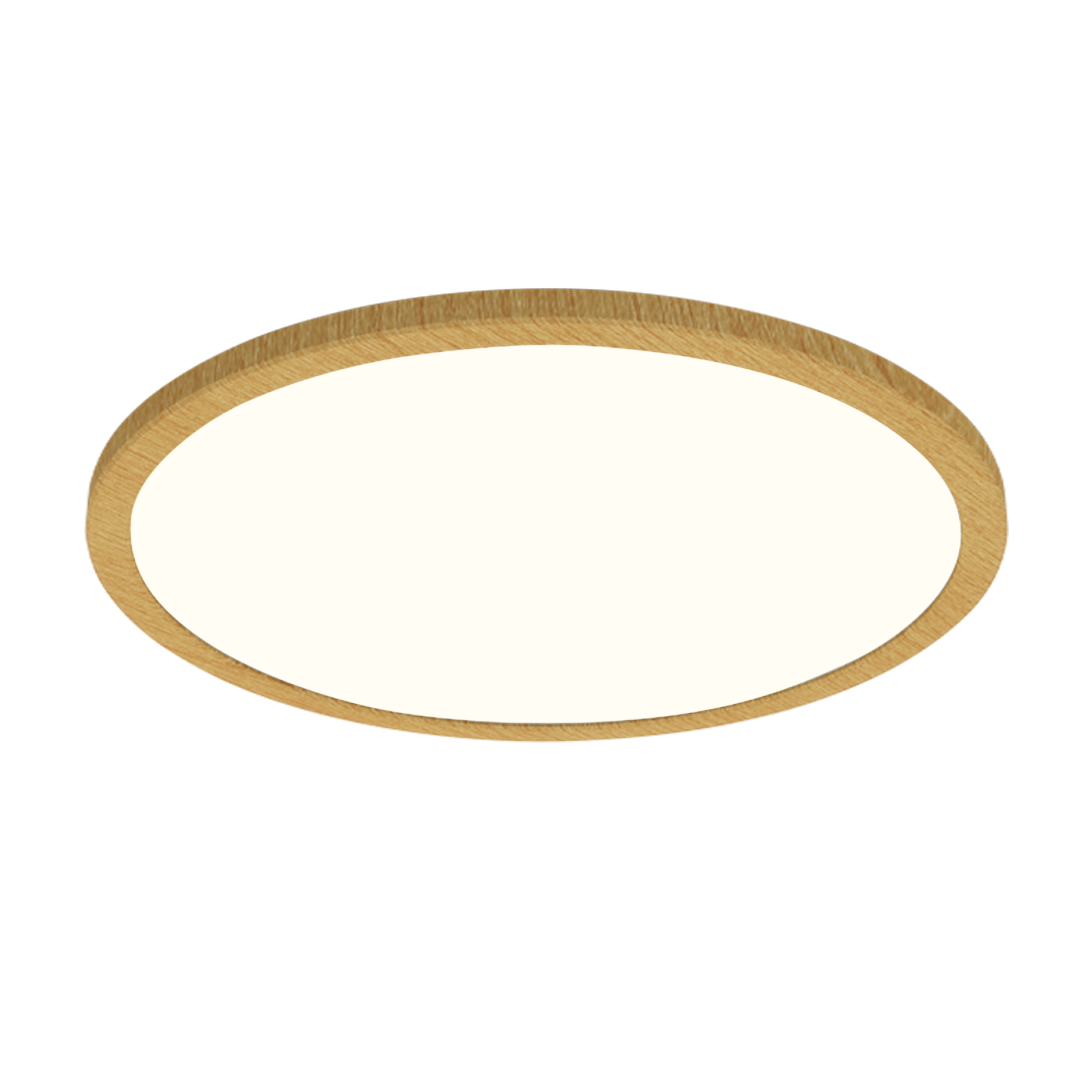 Plafonnier LED salle de bain Lano, D.29 cm 2300 lumens, coloris bois INSPIRE - 4