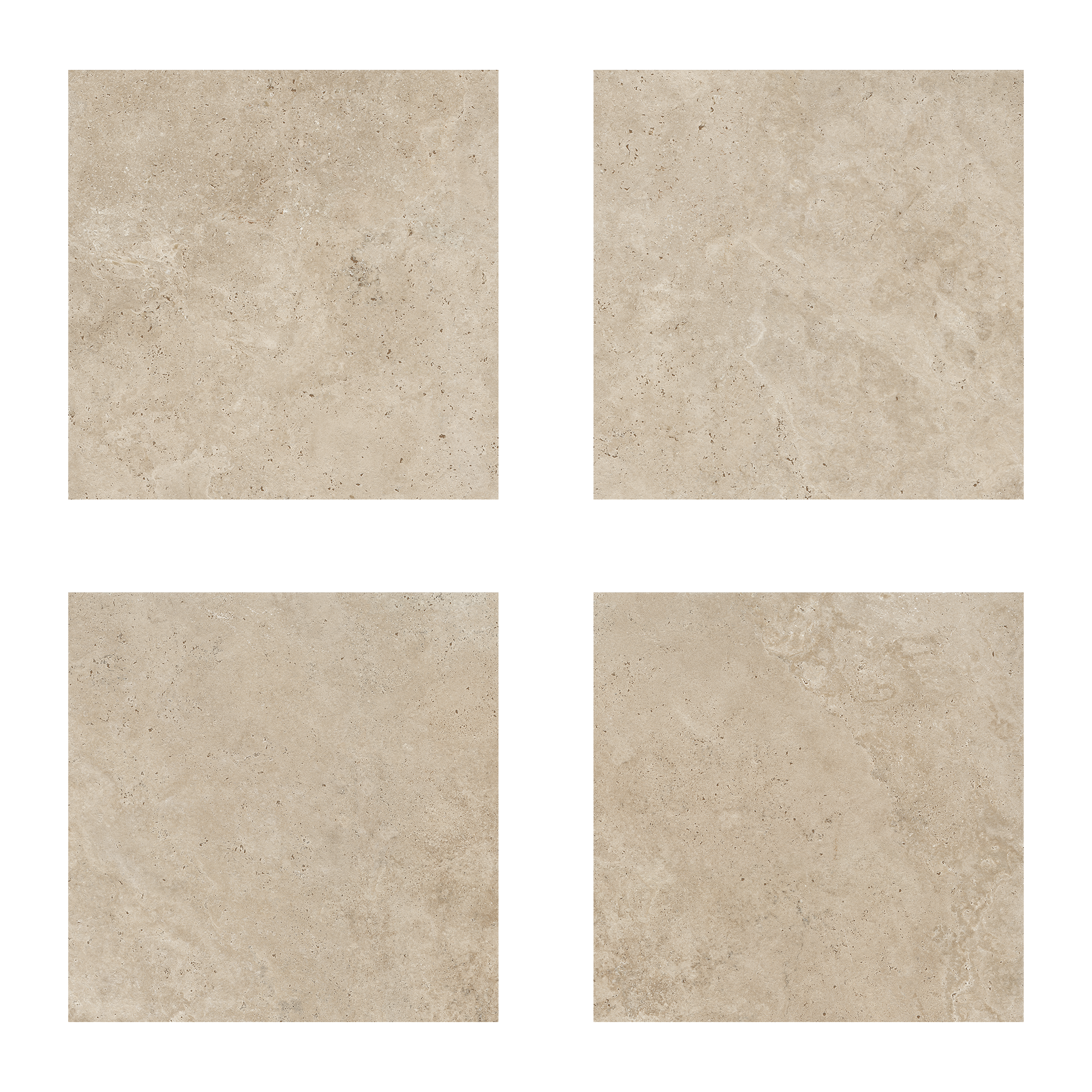 Carrelage sol/mur intérieur effet travertin beige Koos l.59.8 x L.59.8 cm ARTENS - 7