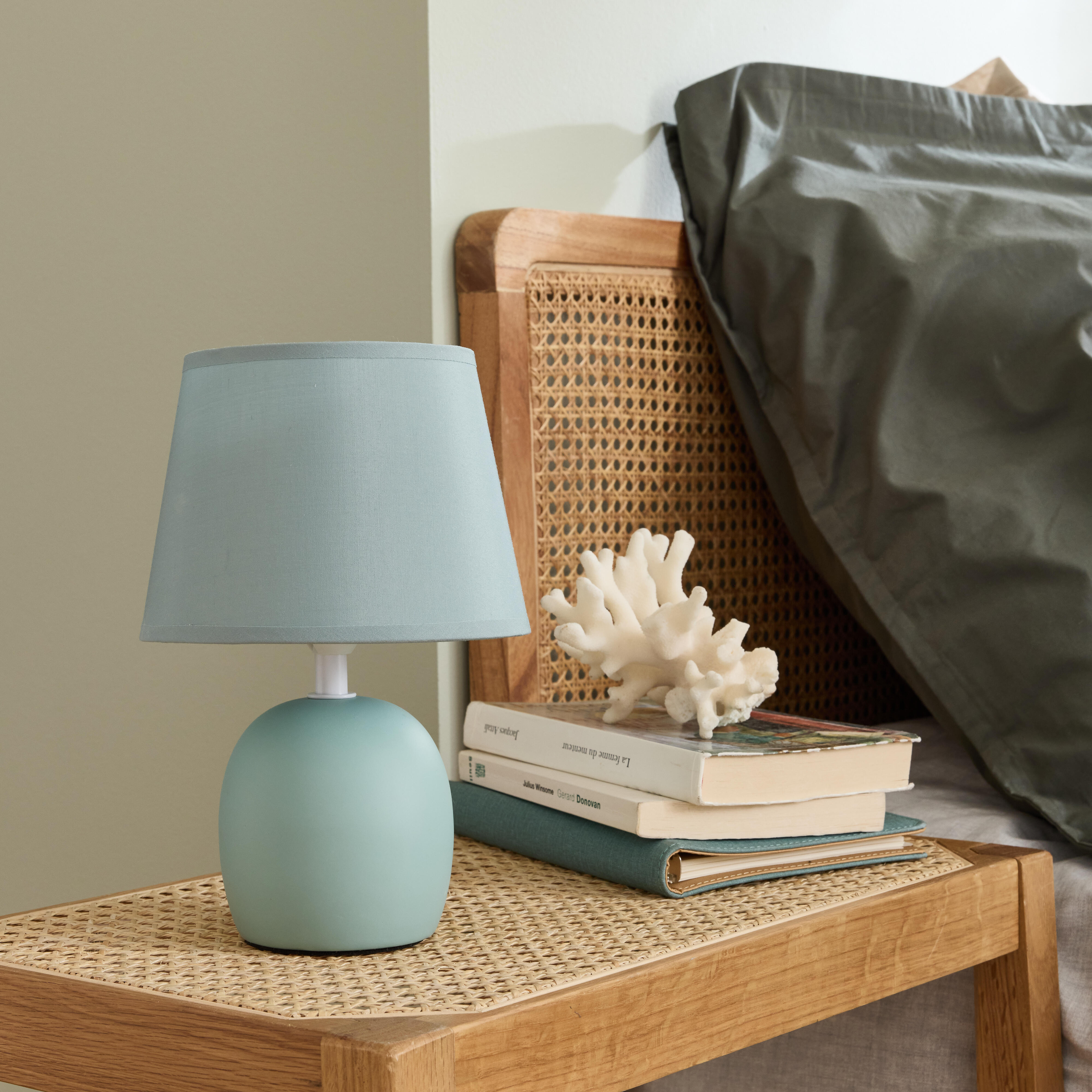 Lampa stołowa Poki zielona E14 Inspire - 8