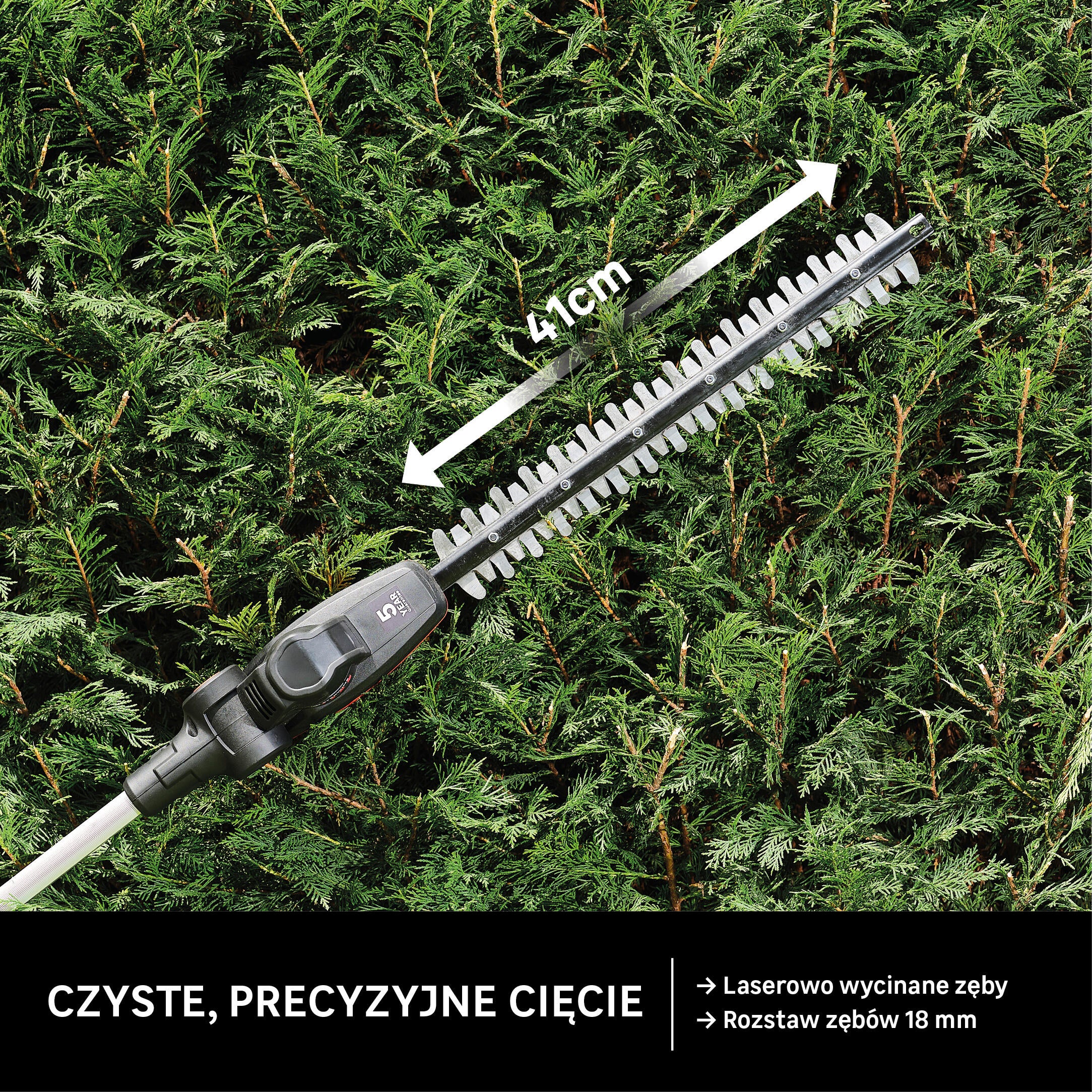 Nożyce akumulatorowe Sterwins 18VPHT2-41.1 18V 2Ah 45 cm na wysięgniku - 11