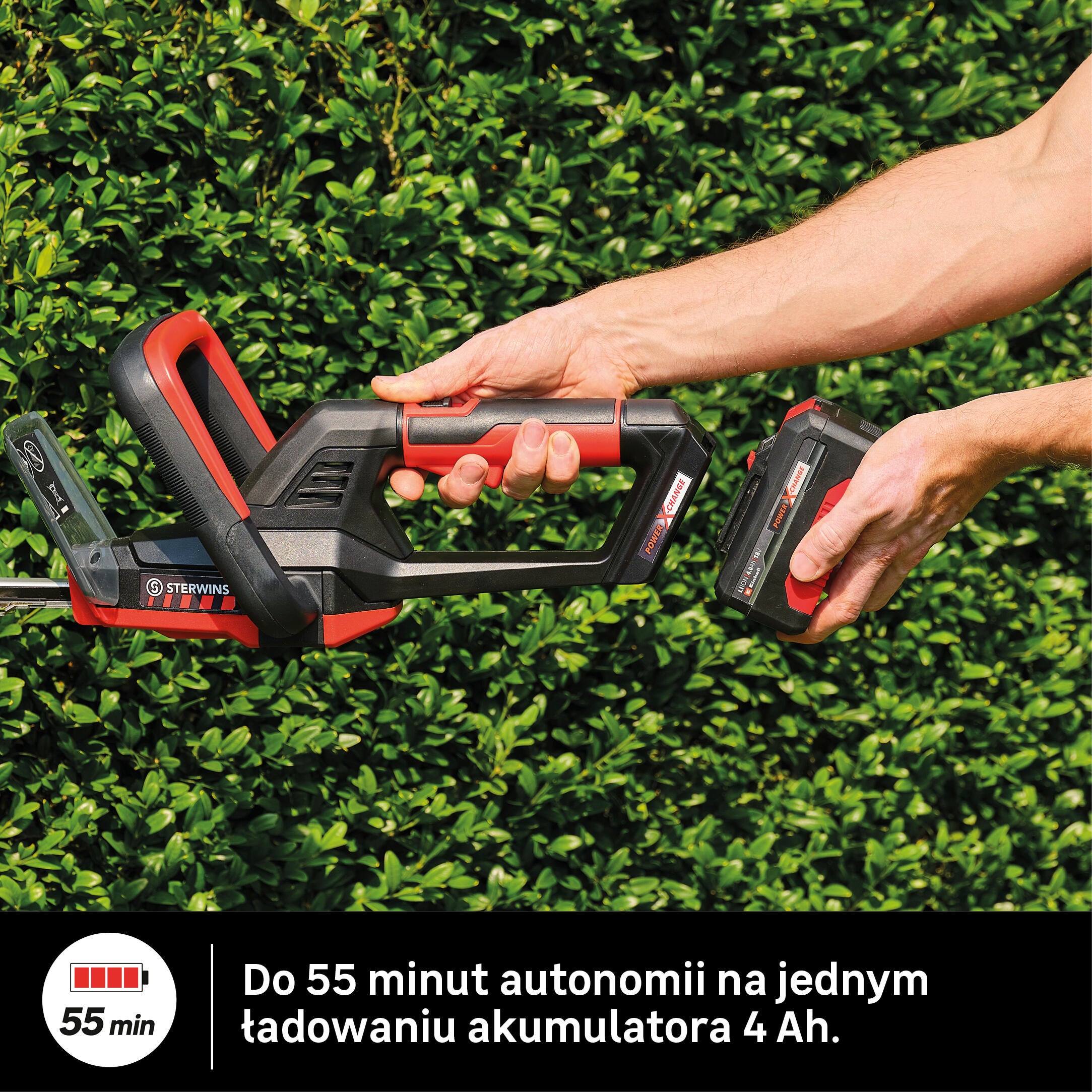 Nożyce akumulatorowe Power X-Change Sterwins Solo 18V 55cm - 13