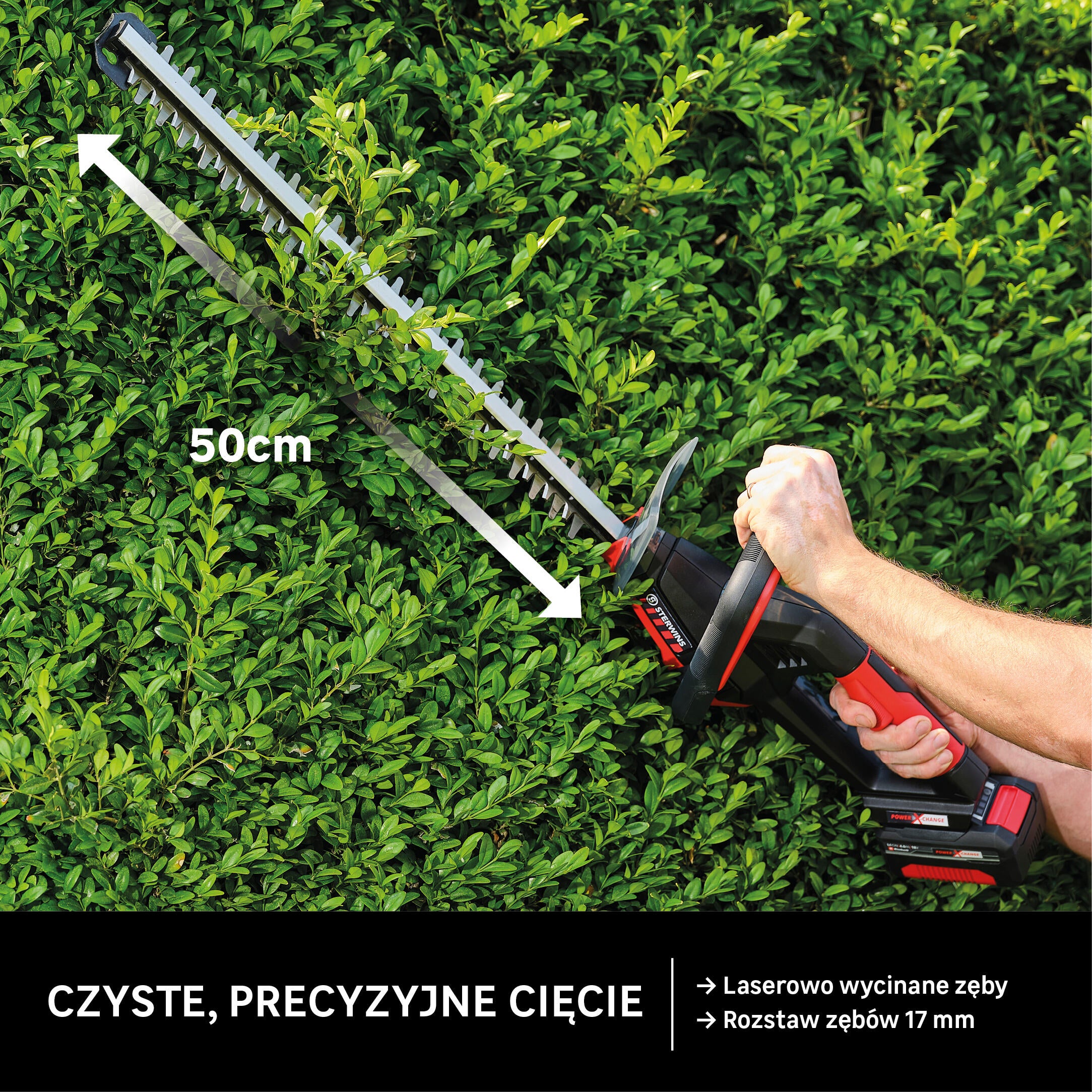 Nożyce akumulatorowe Power X-Change Sterwins Solo 18V 55cm - 12