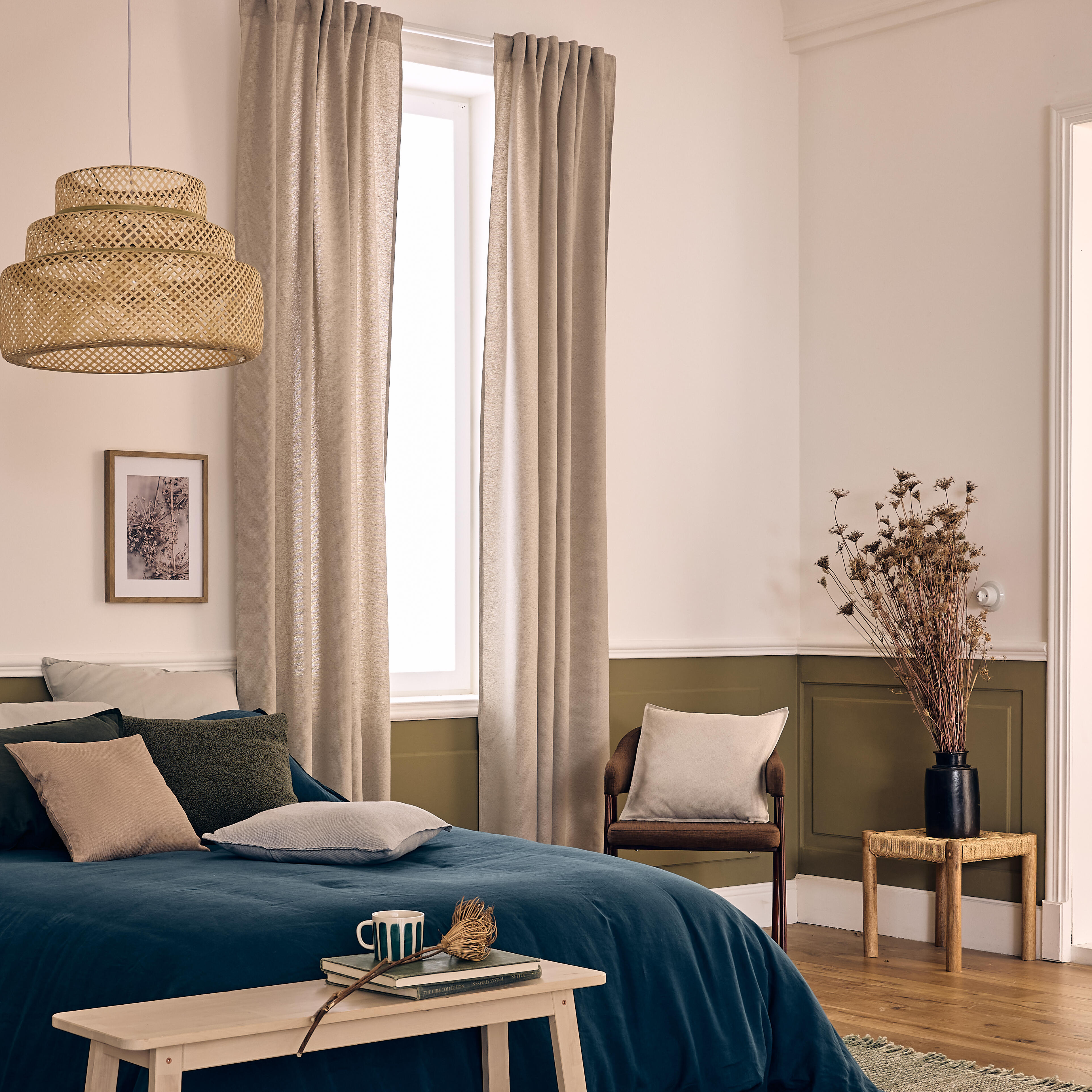 Voilage tamisant, Axana, beige H.280 x l.140 cm INSPIRE - 6