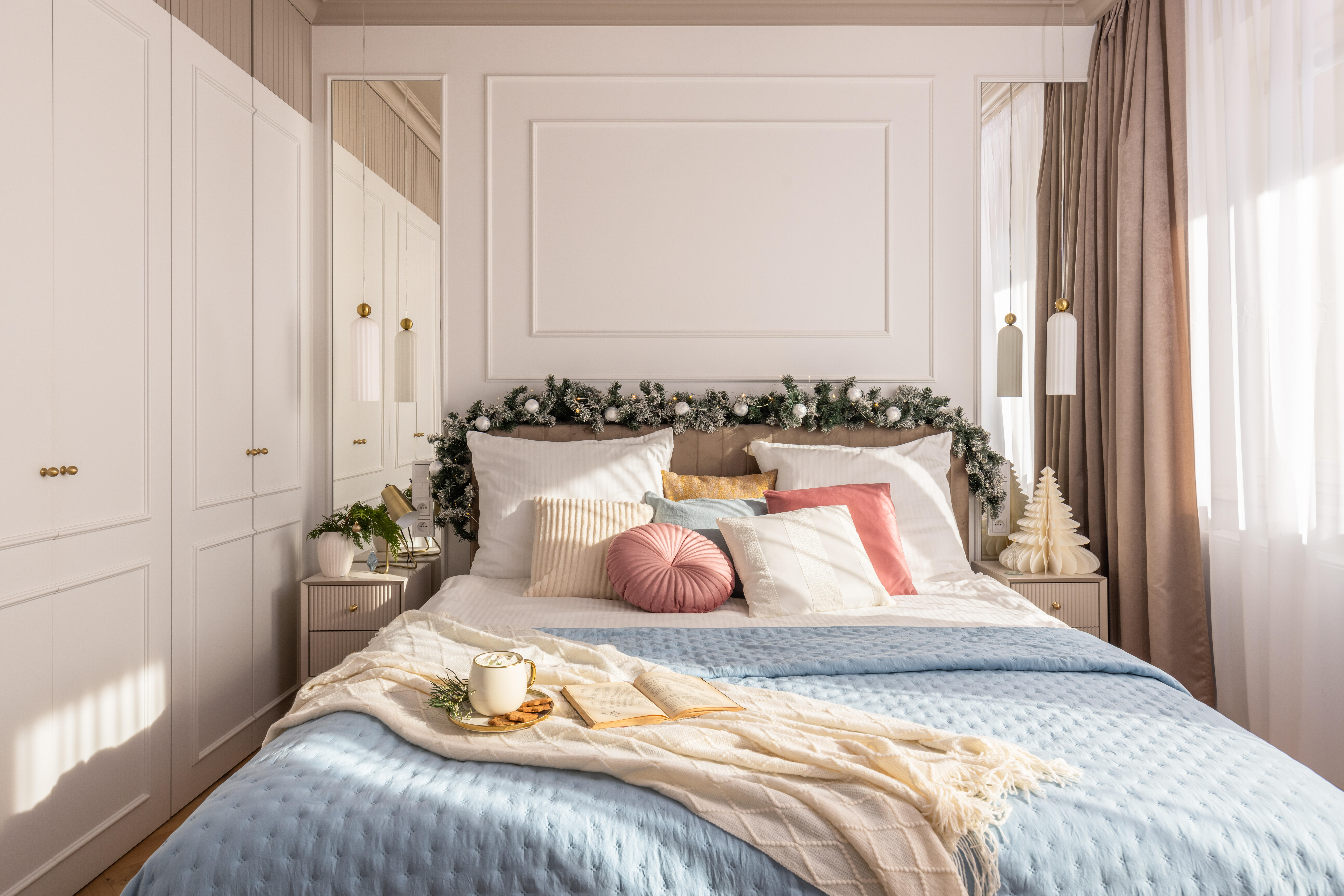 Poszewka na poduszkę Amy prążek beżowa 45 x 45 cm - 3