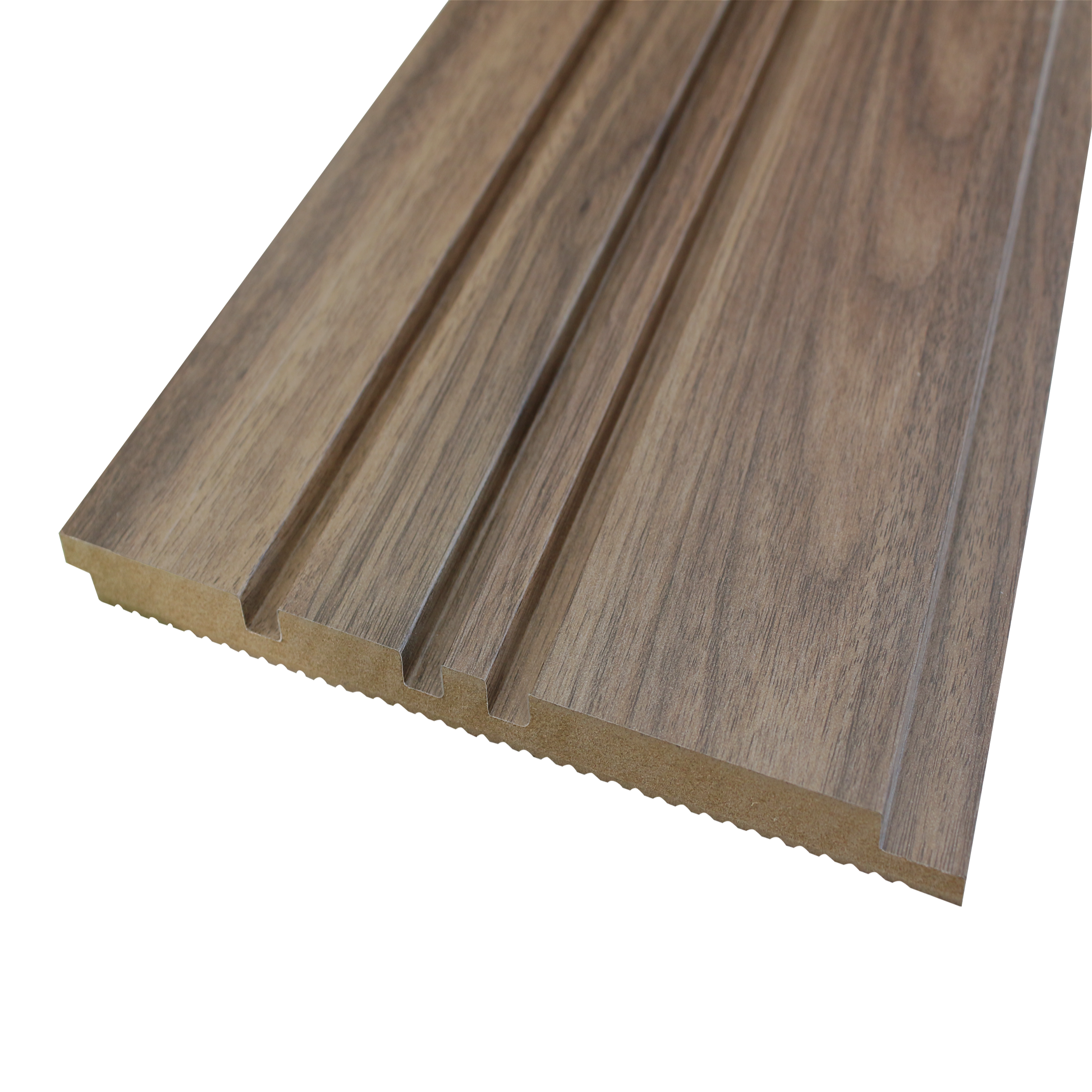 Revestimiento de pared de palillería efecto 3D MDF Viggo Artens Nuez 260x21cm - 10