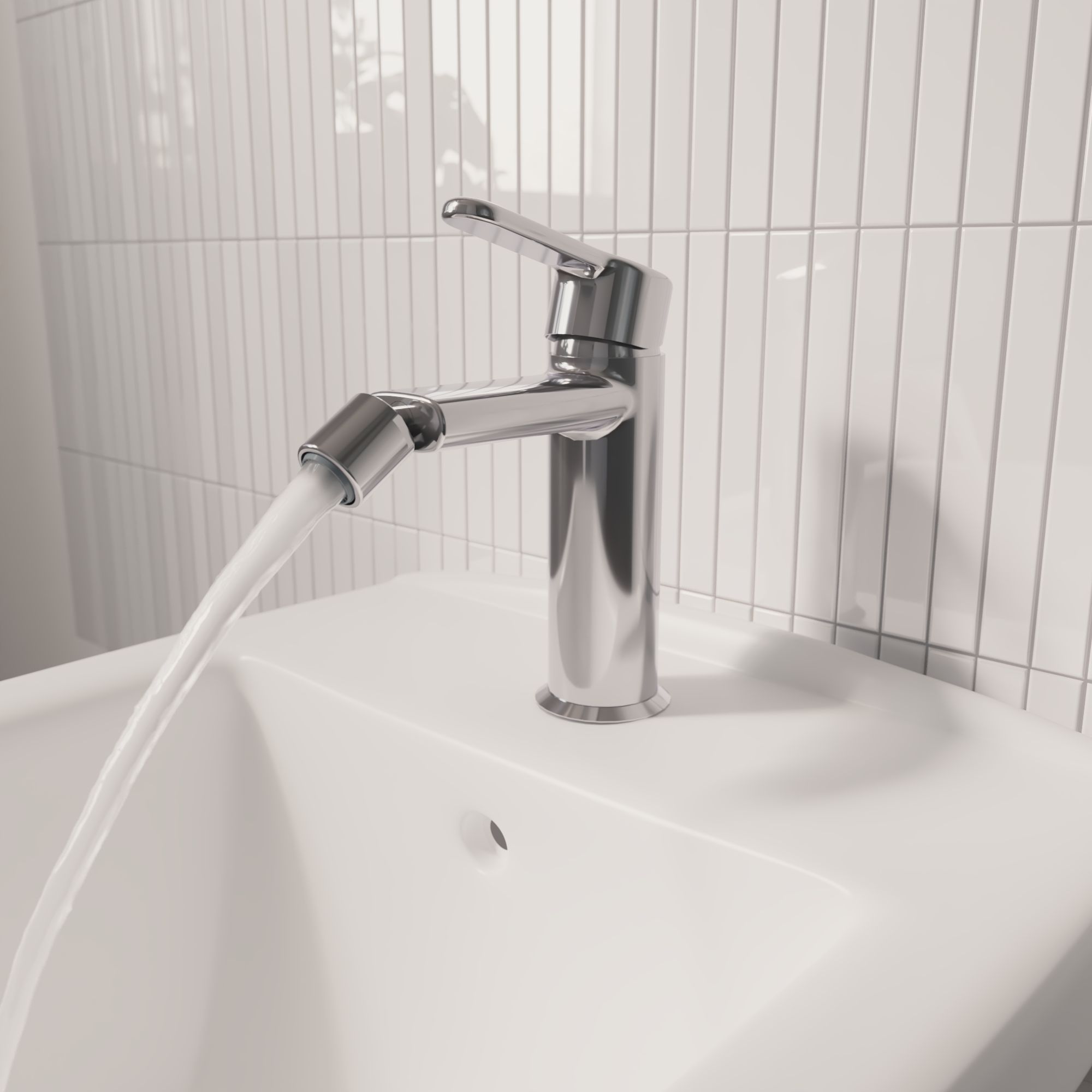 Grifo bidé SENSEA Easy cromo - 2